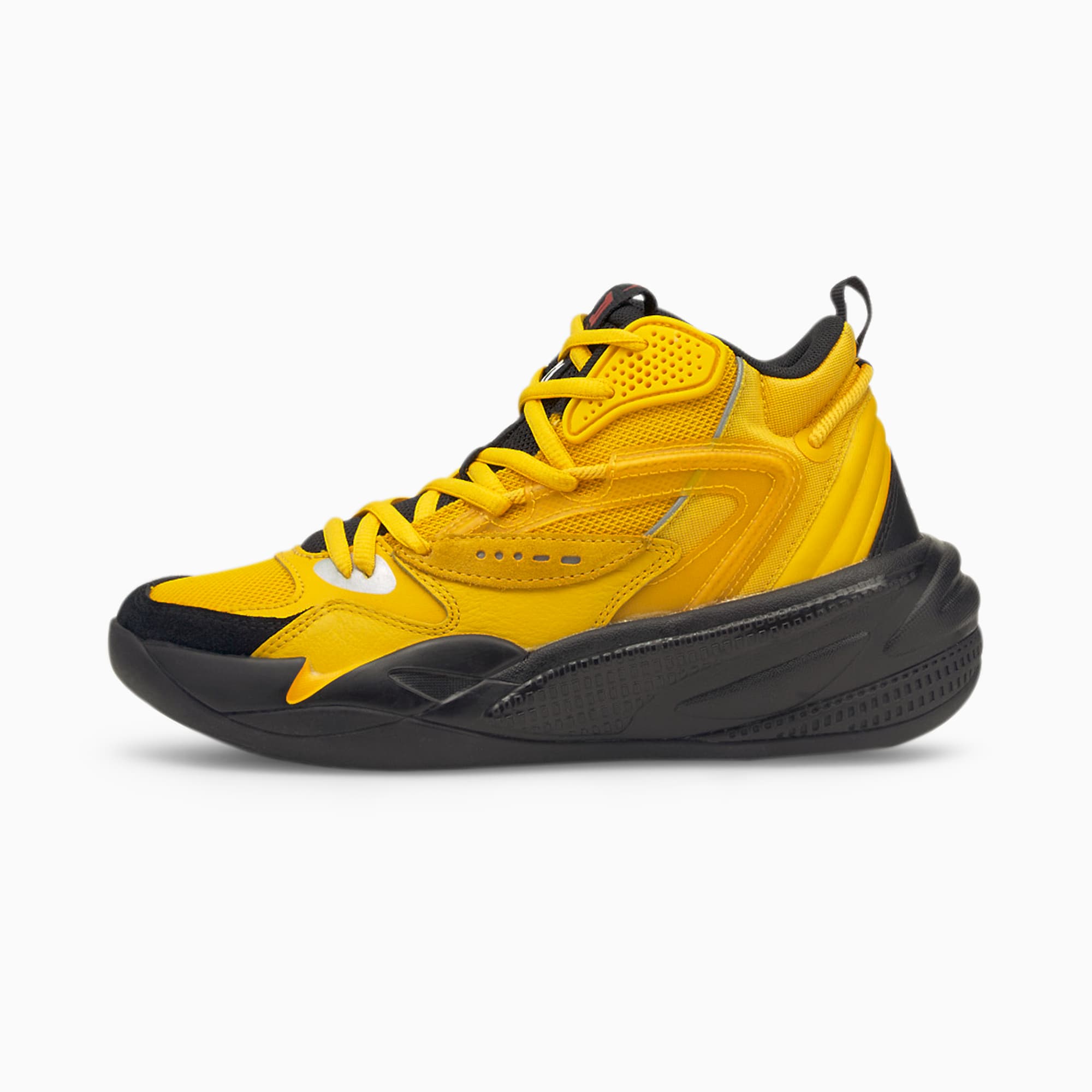 yellow basketball shoes