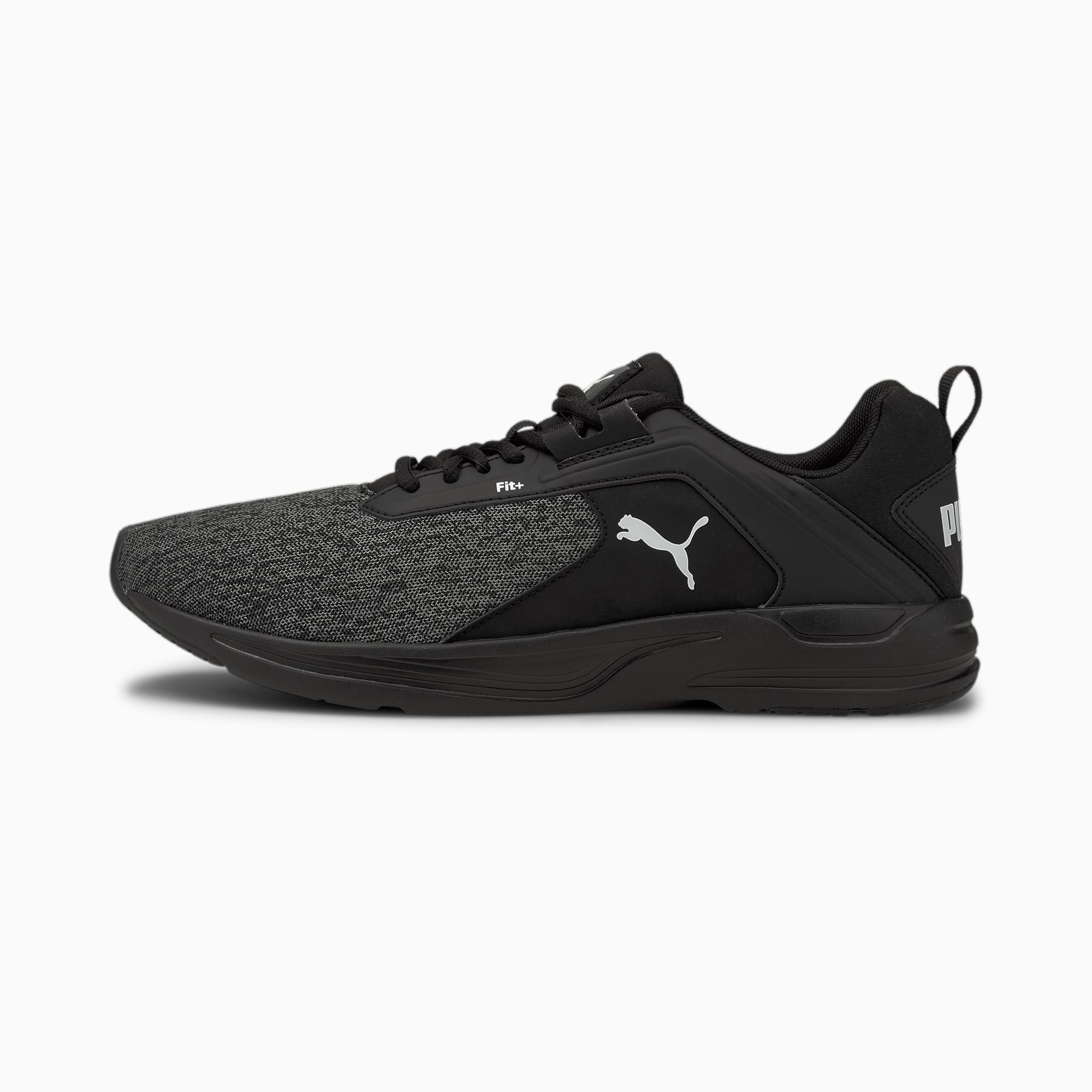 Puma running system black and gold top