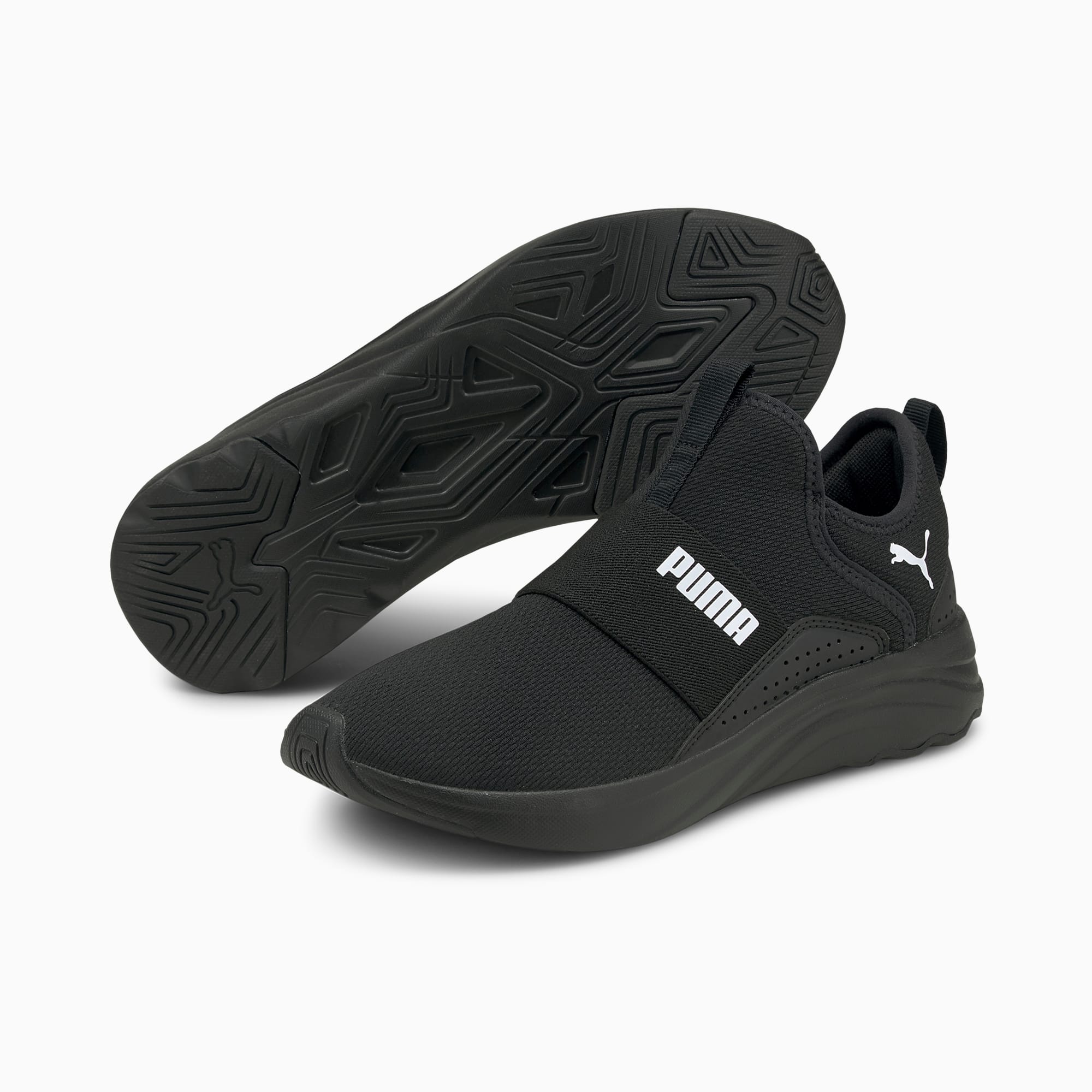 Black puma shoes womens office top