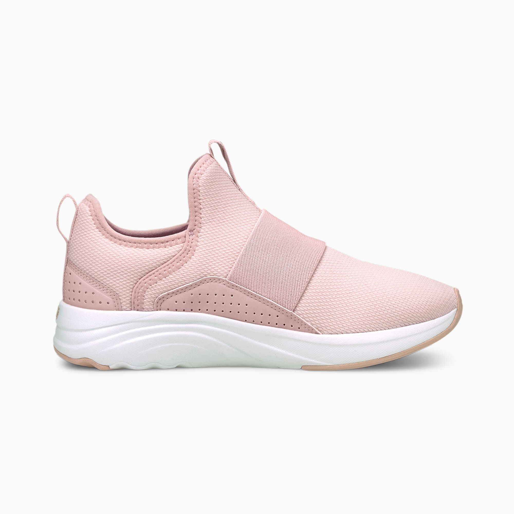 Puma Tênis de corrida Softride Softride Sophia, branco-paraíso