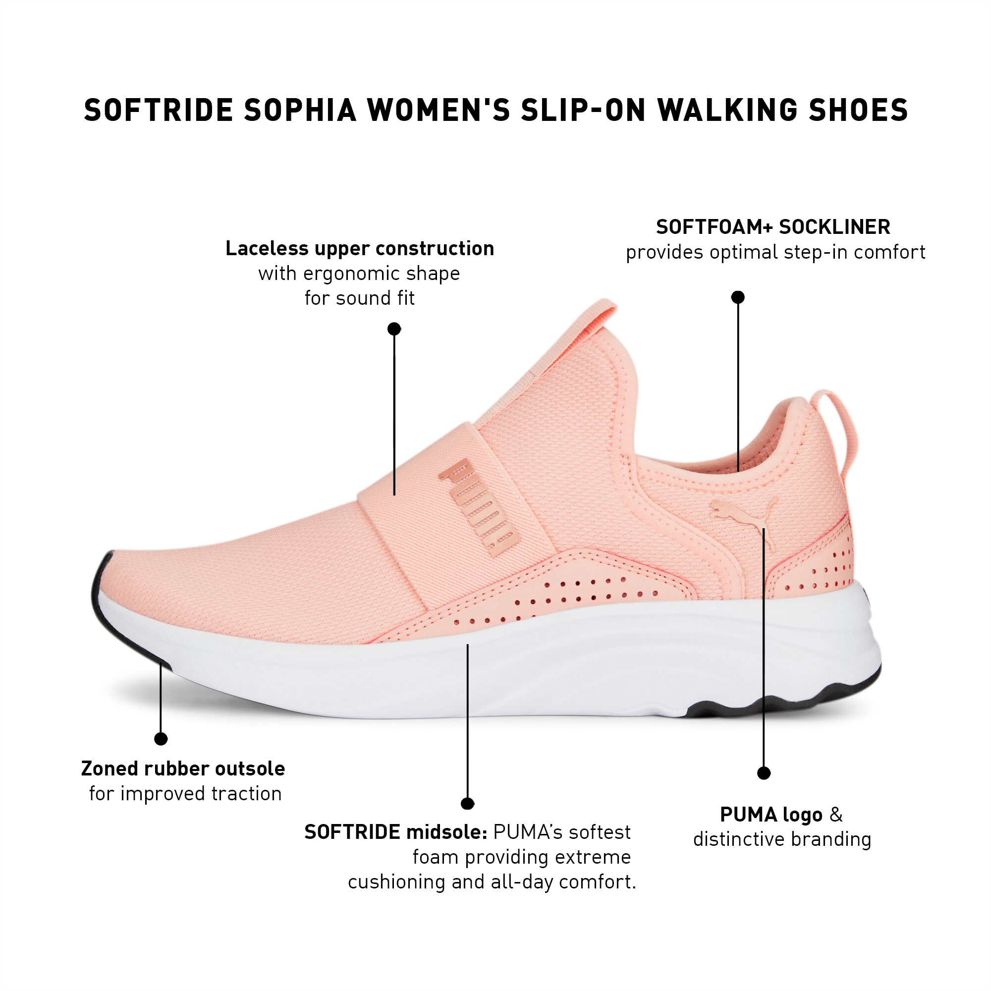 Softride Sophia Slip on Women s Running Shoes