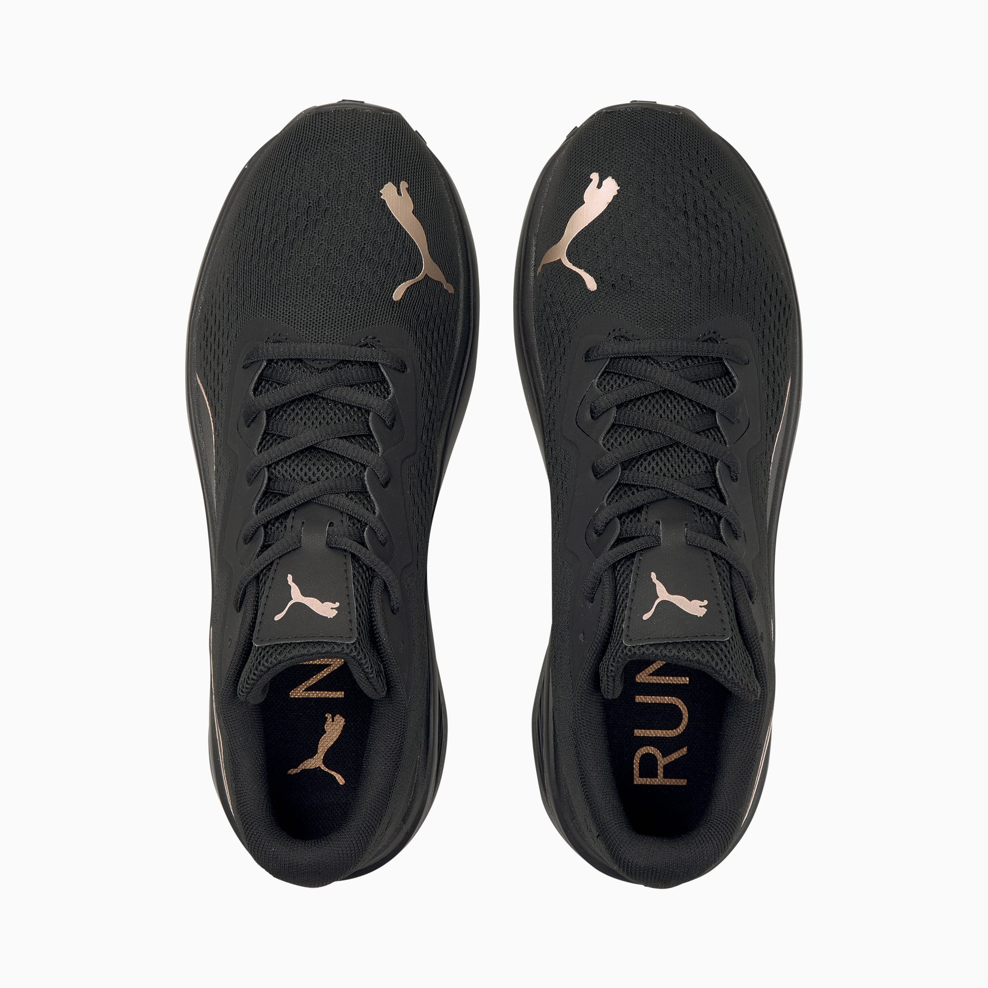 Aviator Running Shoes | Puma Black-Rose Gold | PUMA Shop All Puma | PUMA