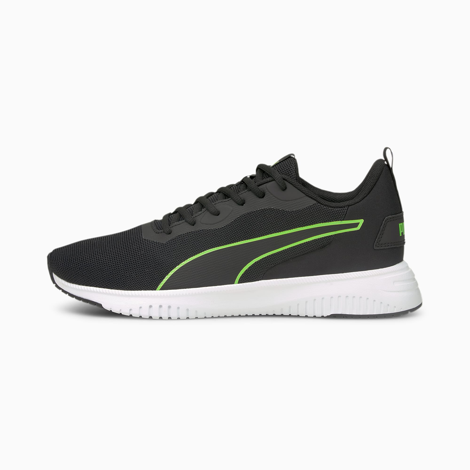 ZAPATILLAS PUMA FLYER RUNNER MODA NGO/BCO/VRD BEBE