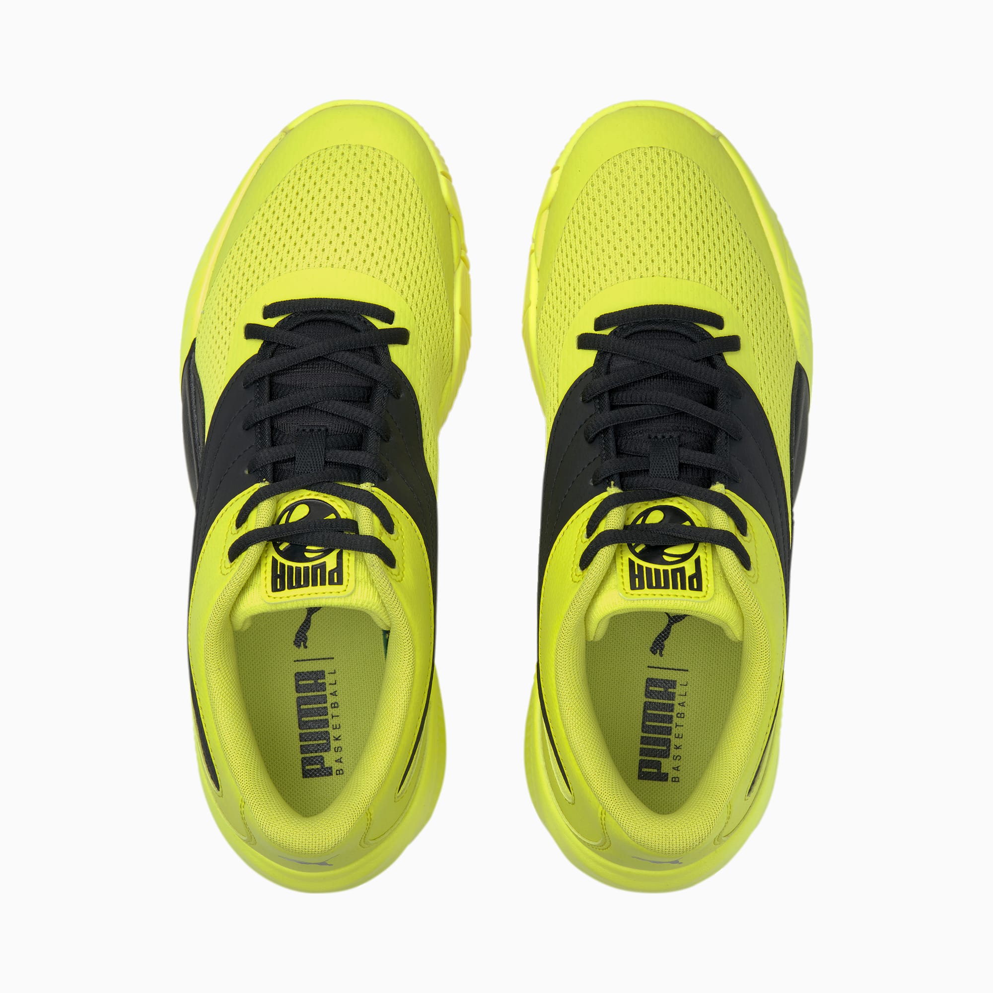 Puma basketball shoes yellow hot sale