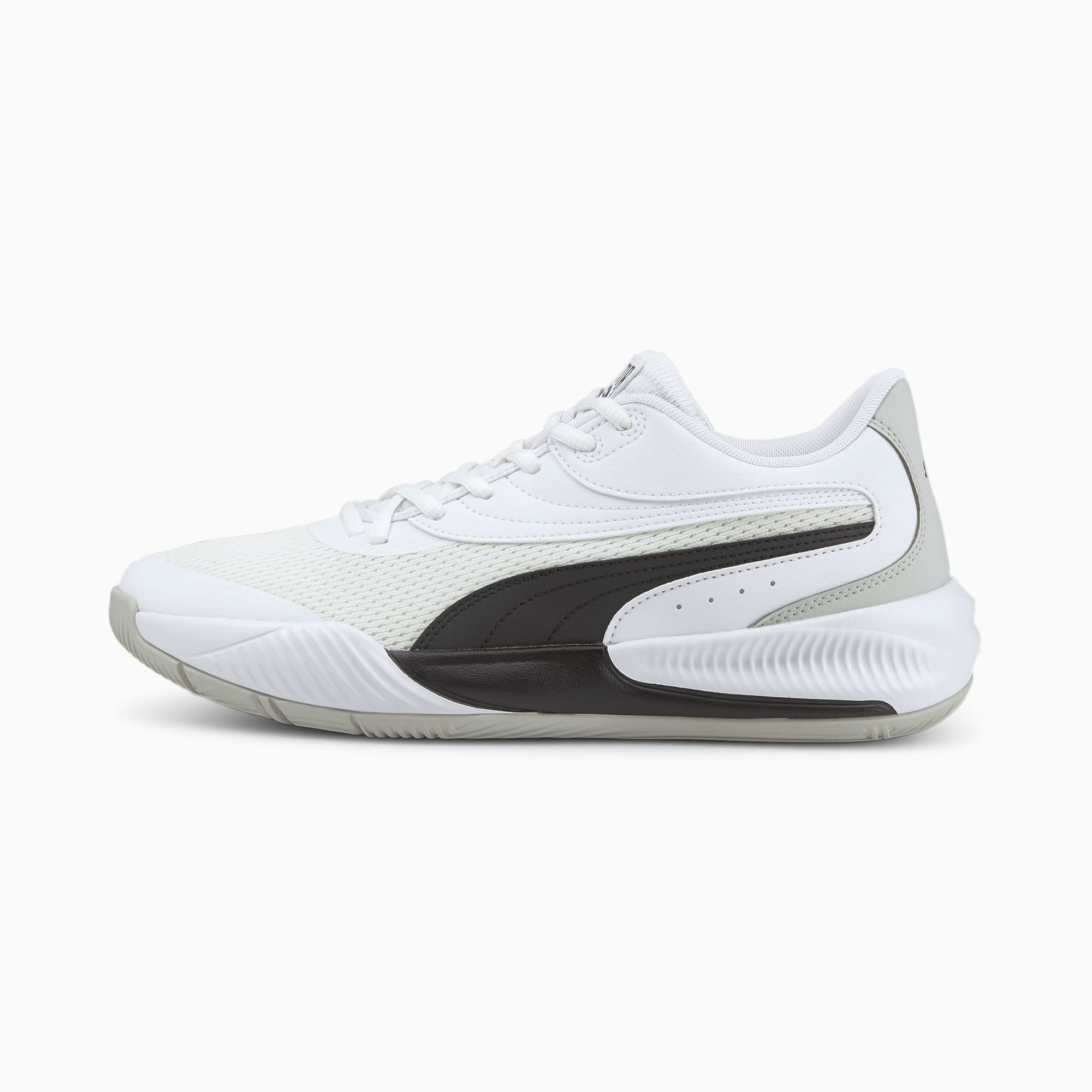 puma triple basketball shoes black