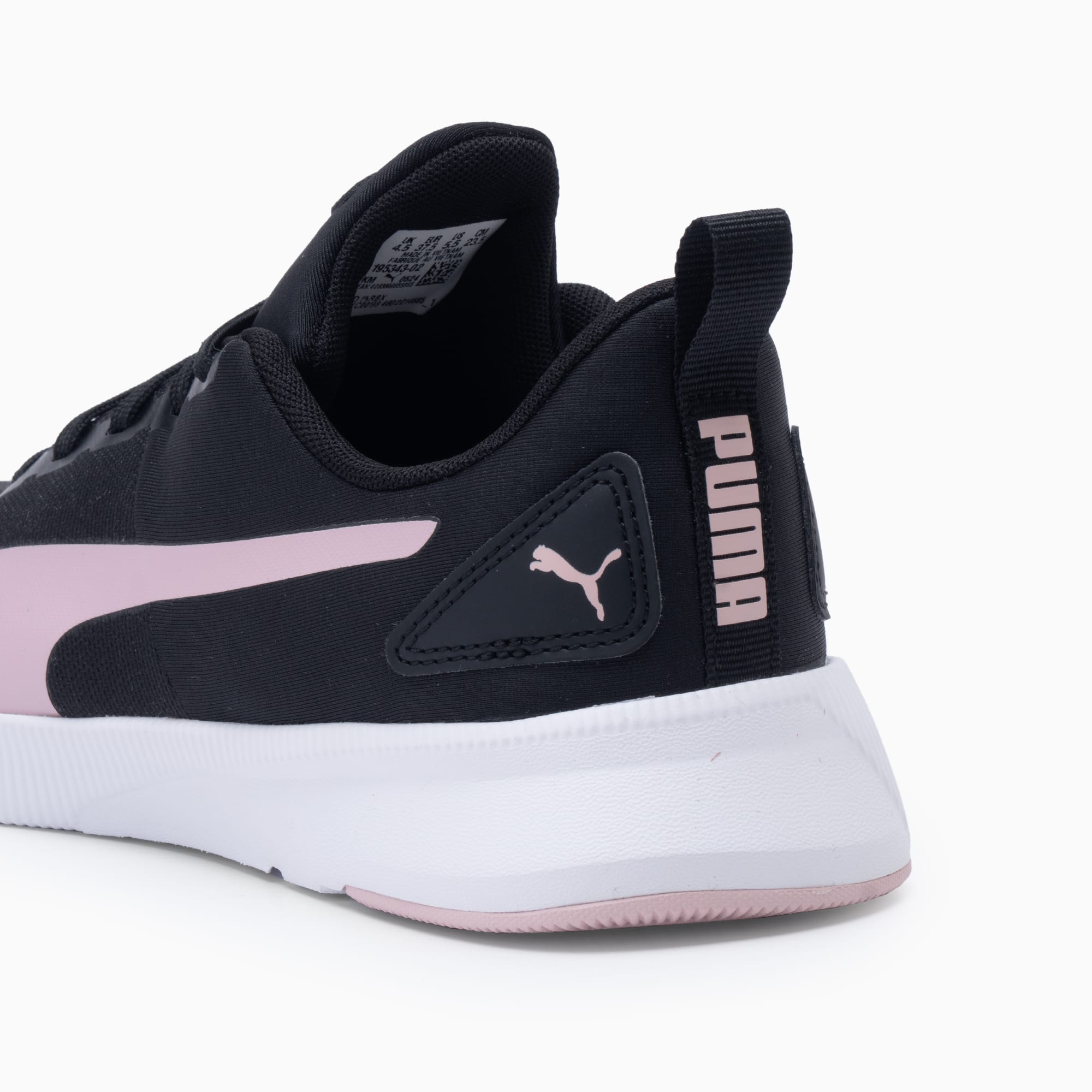 Puma black mesh sports shoes sales