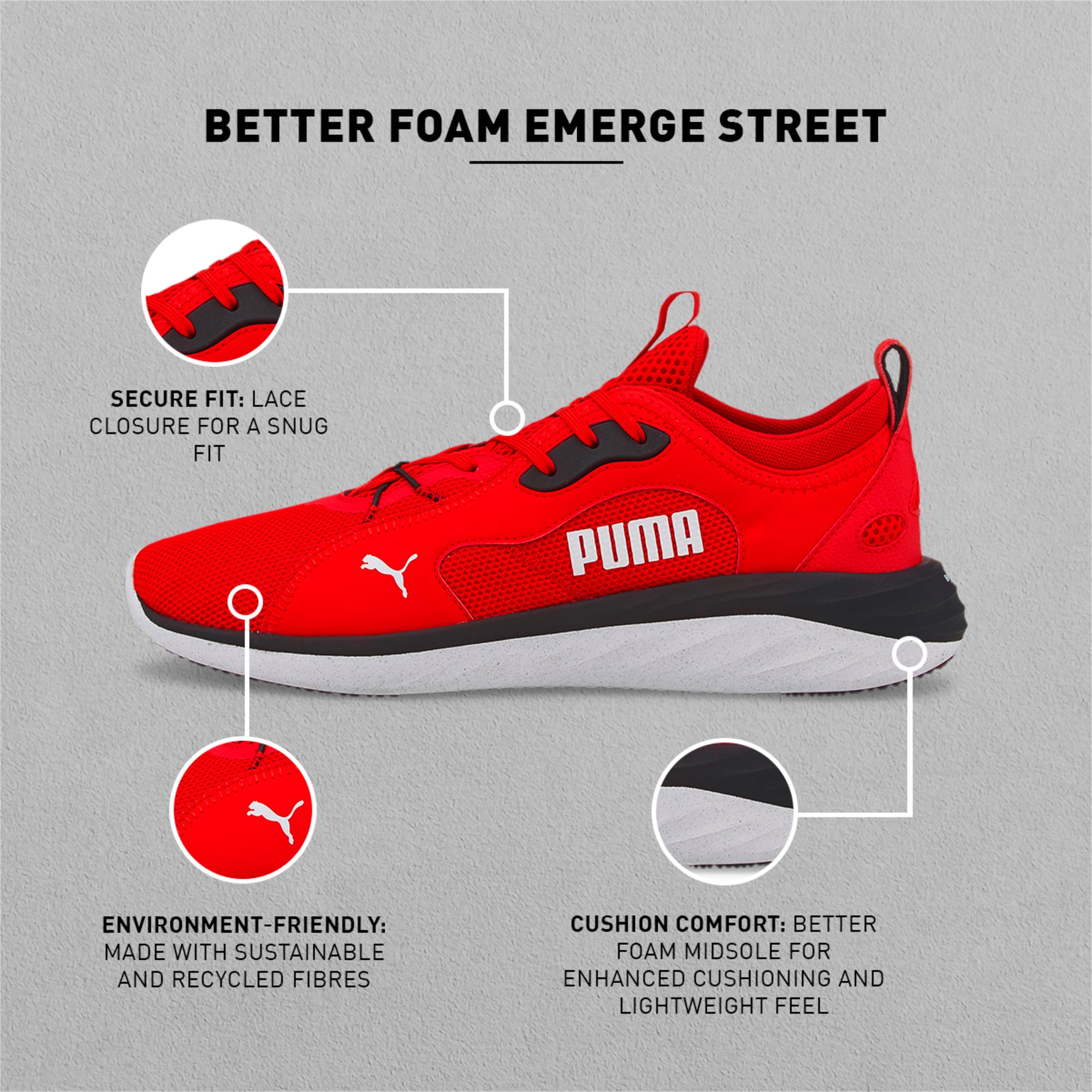 Better Foam Emerge Street Men's Running Shoes | PUMA
