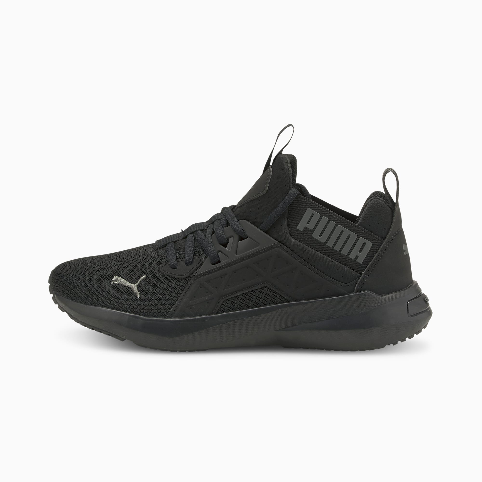 All black puma running shoes best sale