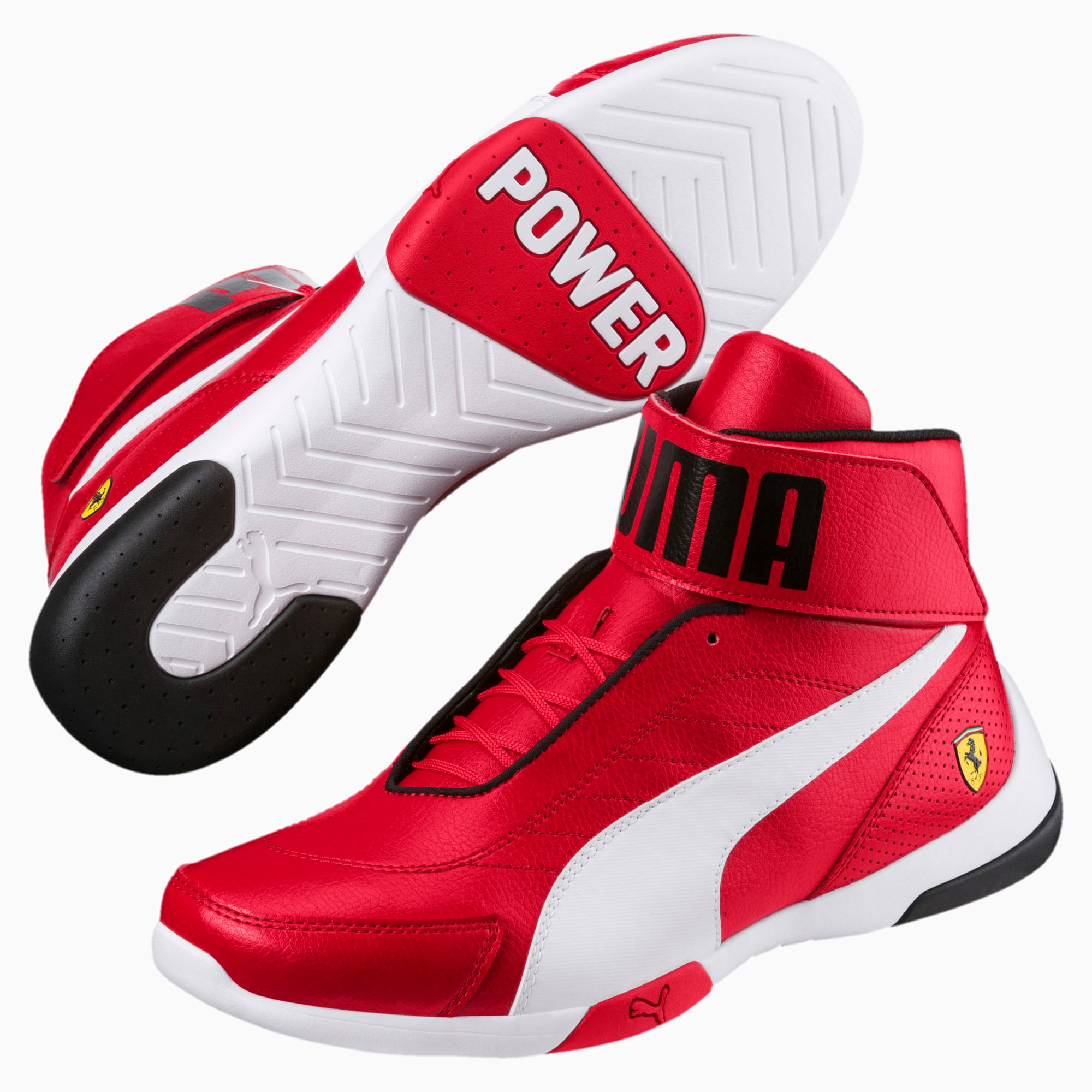 Обувь пума мужские. Кроссовки Puma Motorsport Ferrari. Ботинки Пума Феррари. Puma Scuderia Ferrari кроссовки. Puma кроссовки мужские высокие.