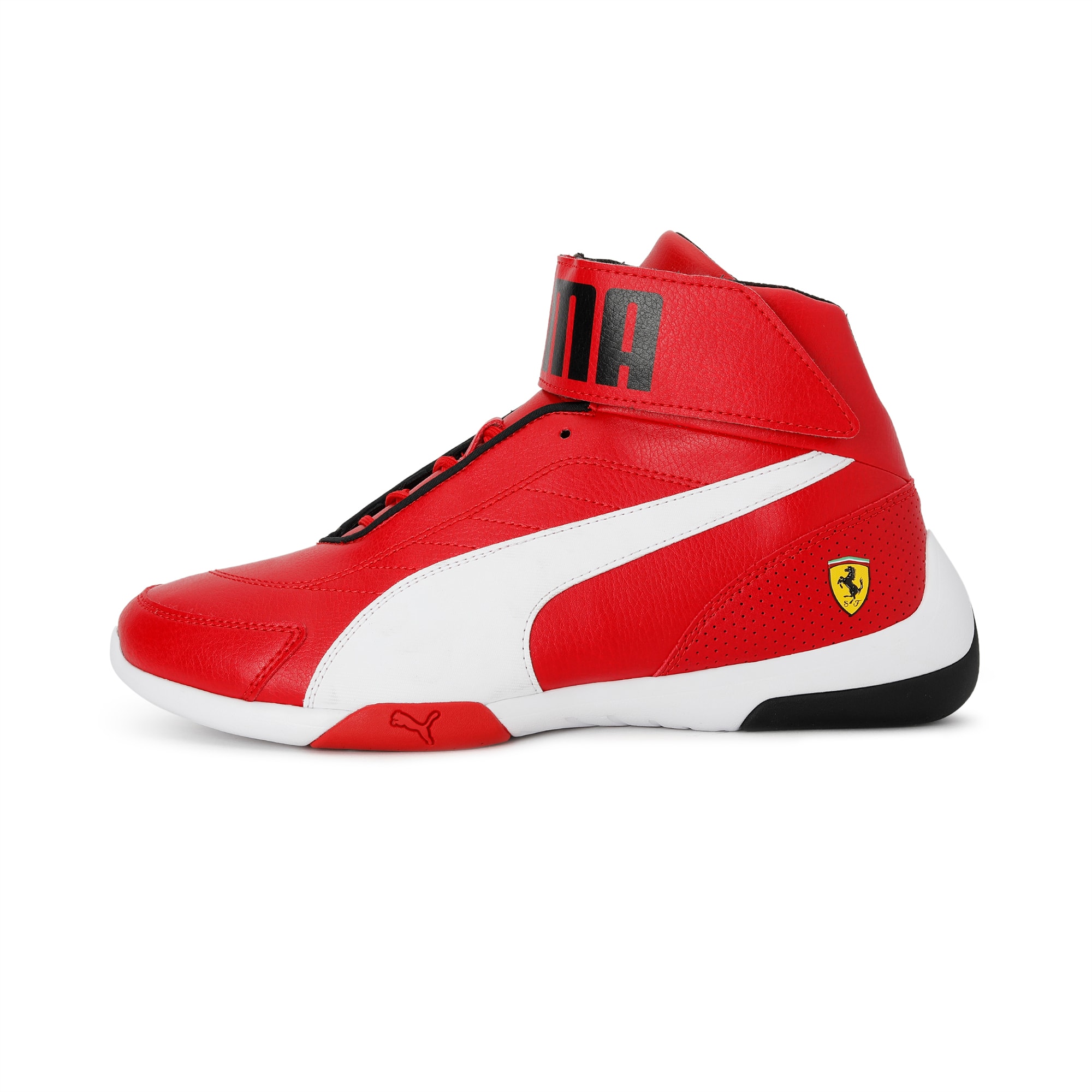 Ferrari Kart Cat Mid III High Tops | Rosso Corsa-Puma White | PUMA cred |  PUMA