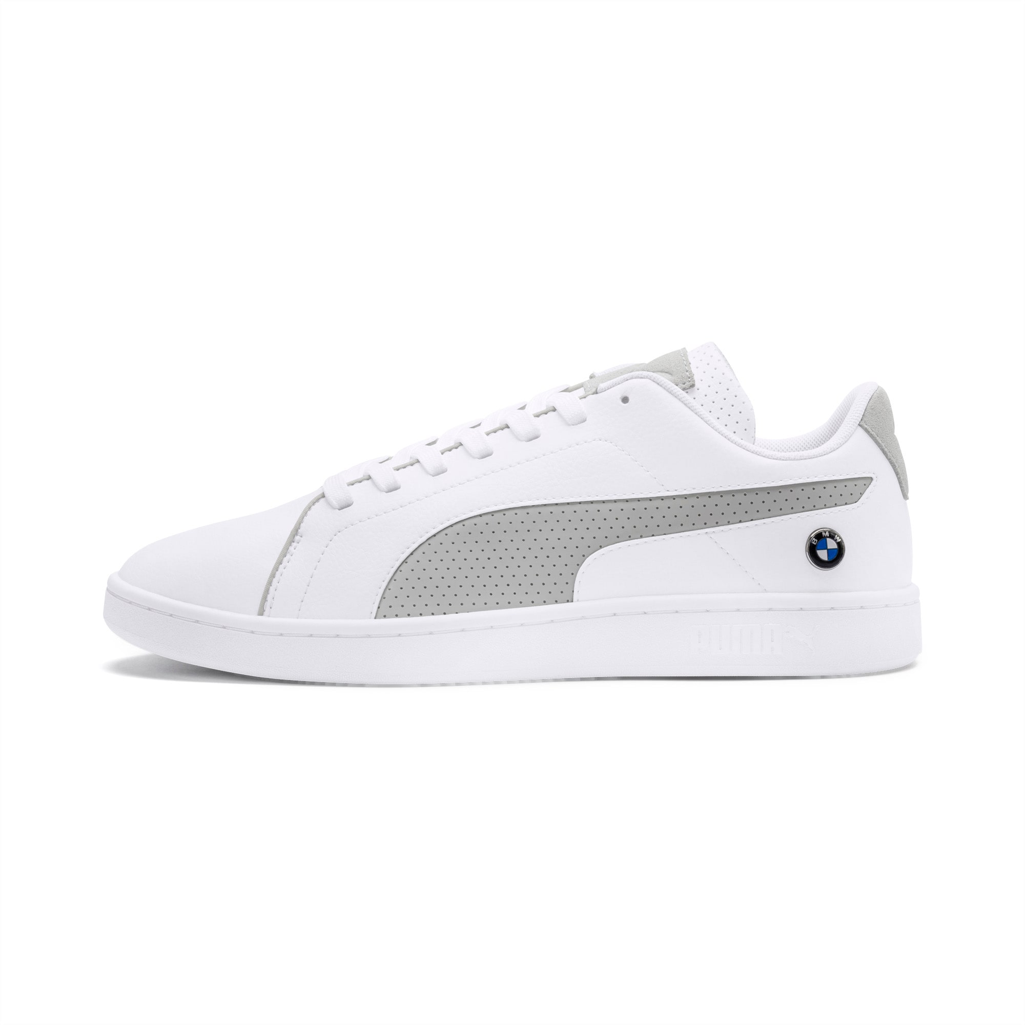 Puma bmw mms discount smash v2 white sneakers