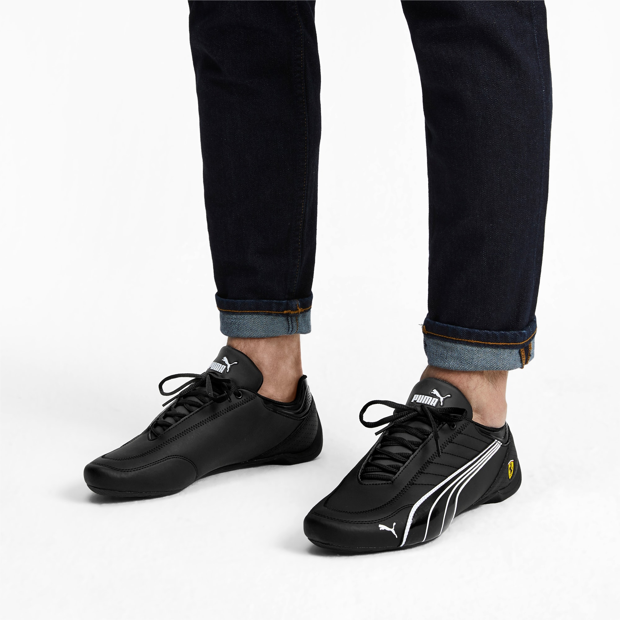 Buty Sportowe Ferrari Future Kart Cat Black Puma White Rosso