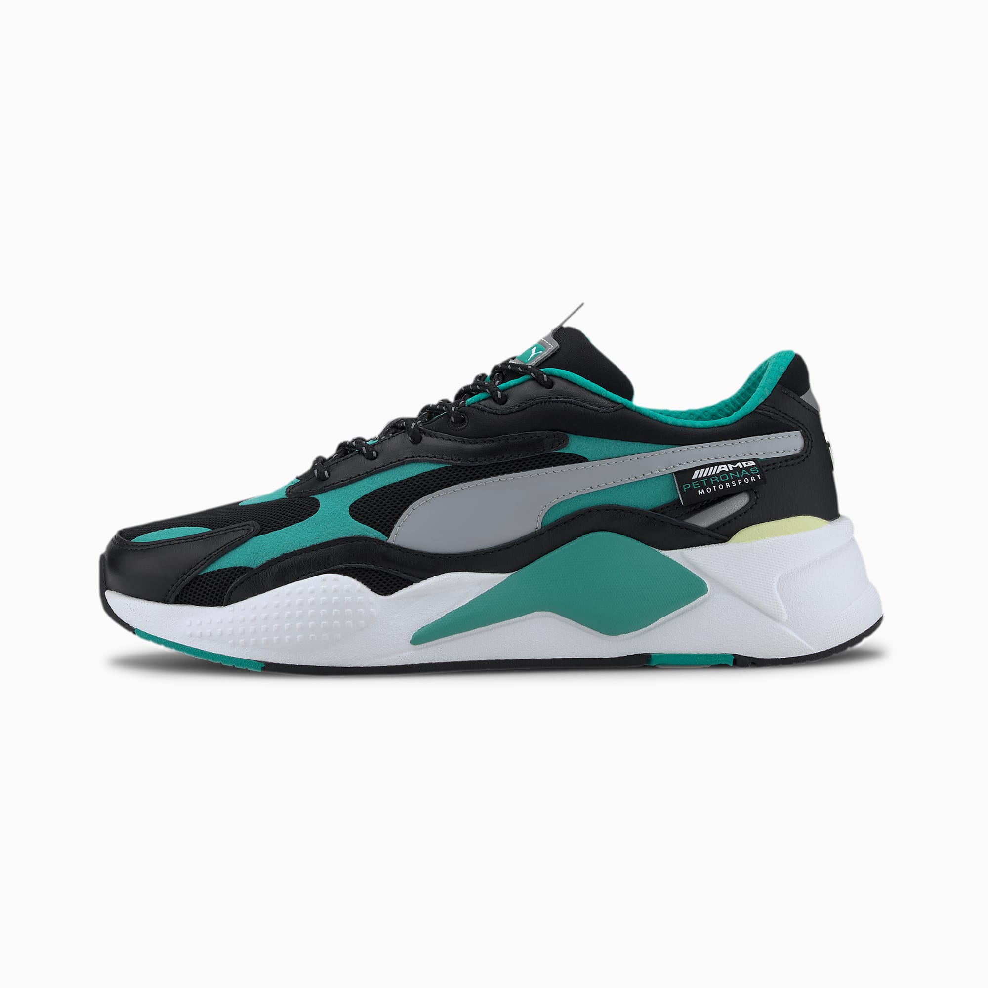 Mercedes Rs Cube Trainers Black Spectra Green White Puma Shoes Puma