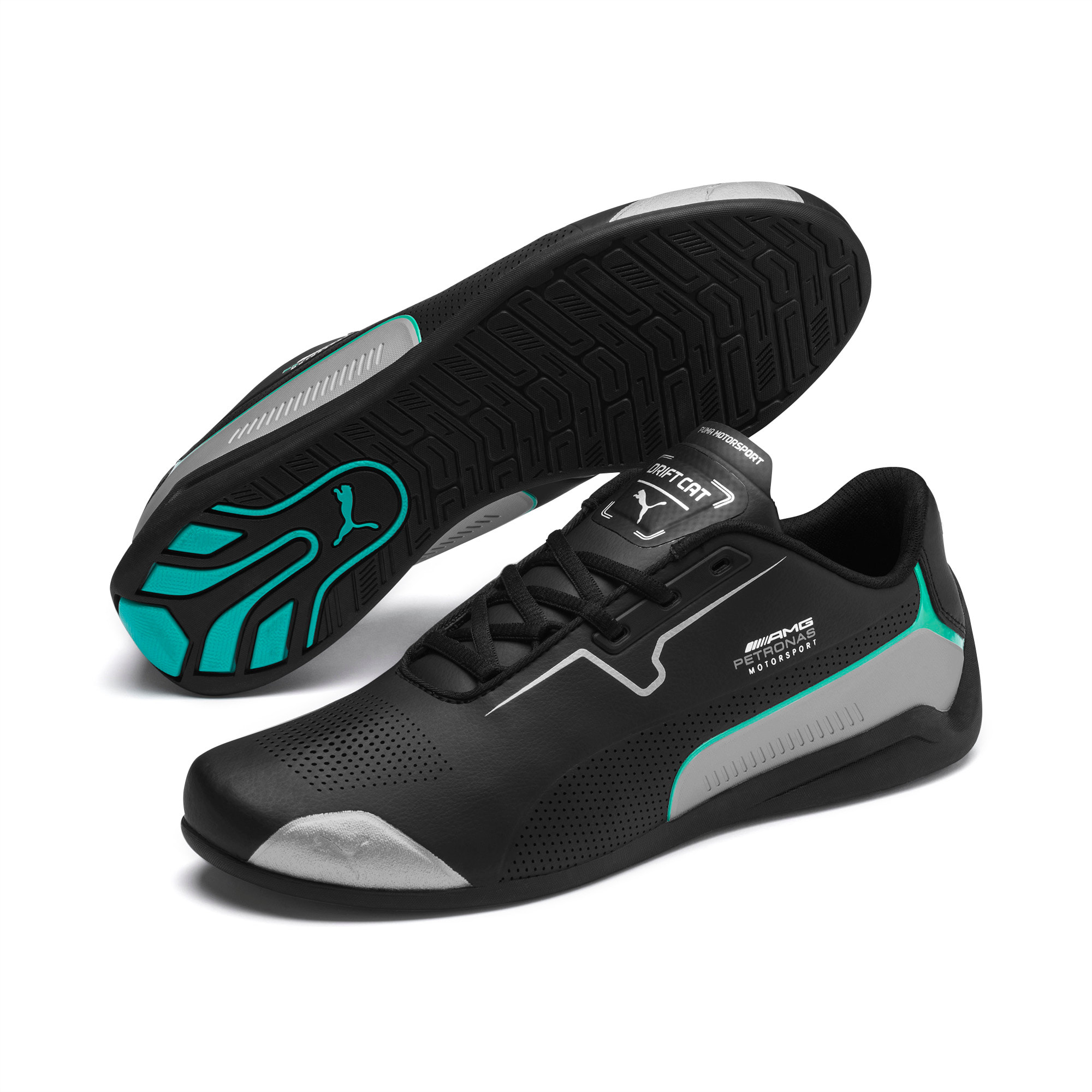 Scarpe running Mercedes Drift Cat 8 | Puma Black-Puma Silver | PUMA Shoes |  PUMA Italia