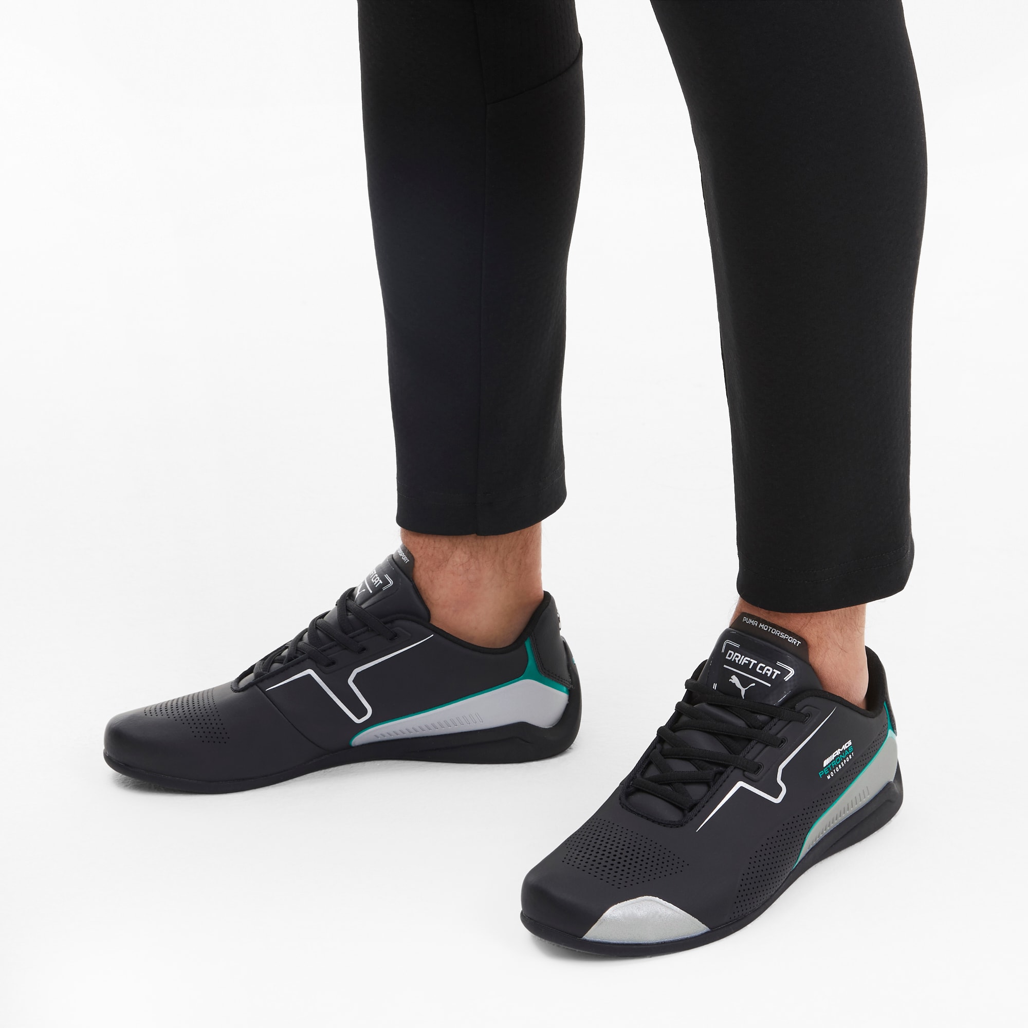 Scarpe running Mercedes Drift Cat 8 | Puma Black-Puma Silver | PUMA Shoes |  PUMA Italia