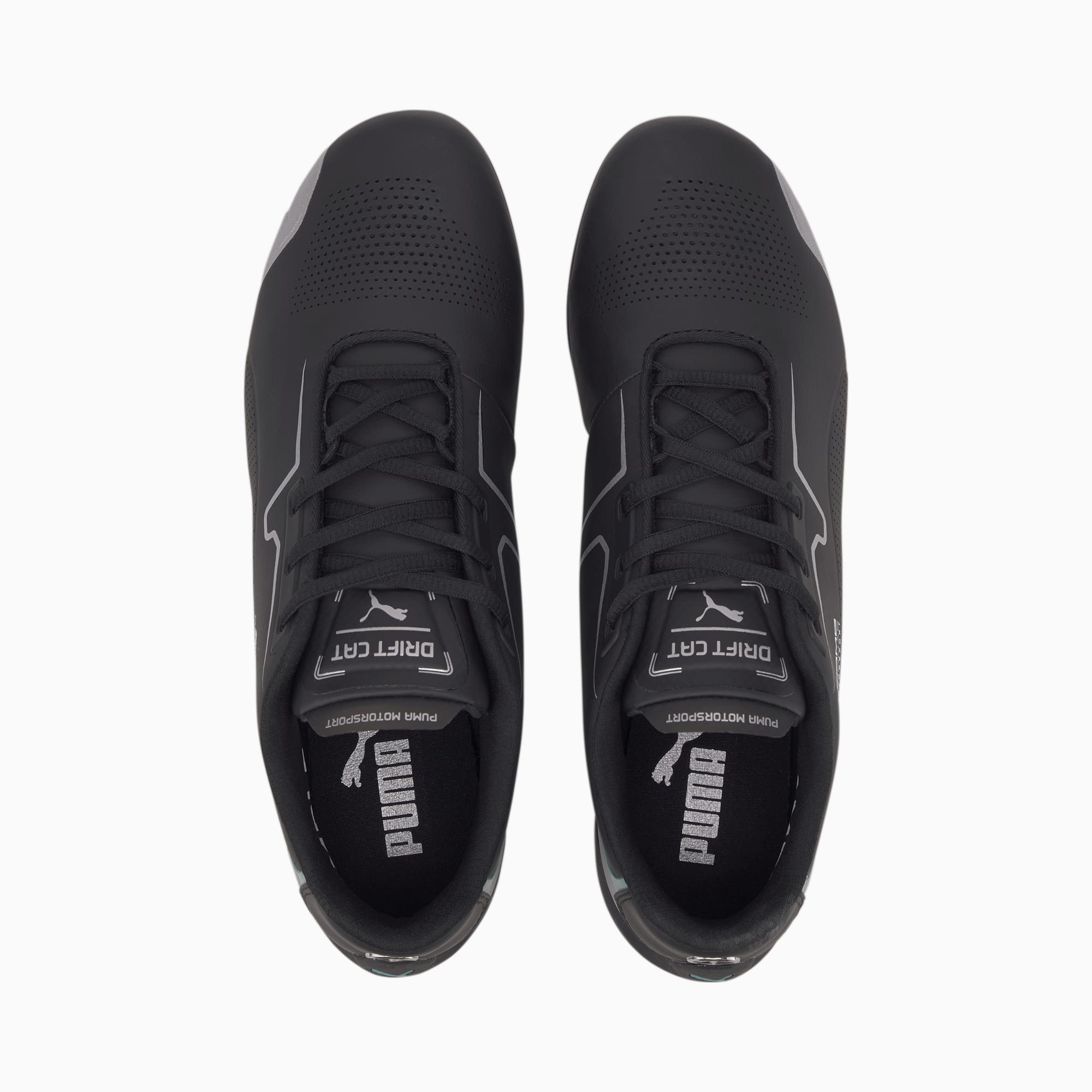 Mercedes Drift Cat 8 Trainers Puma Black Puma Silver Puma