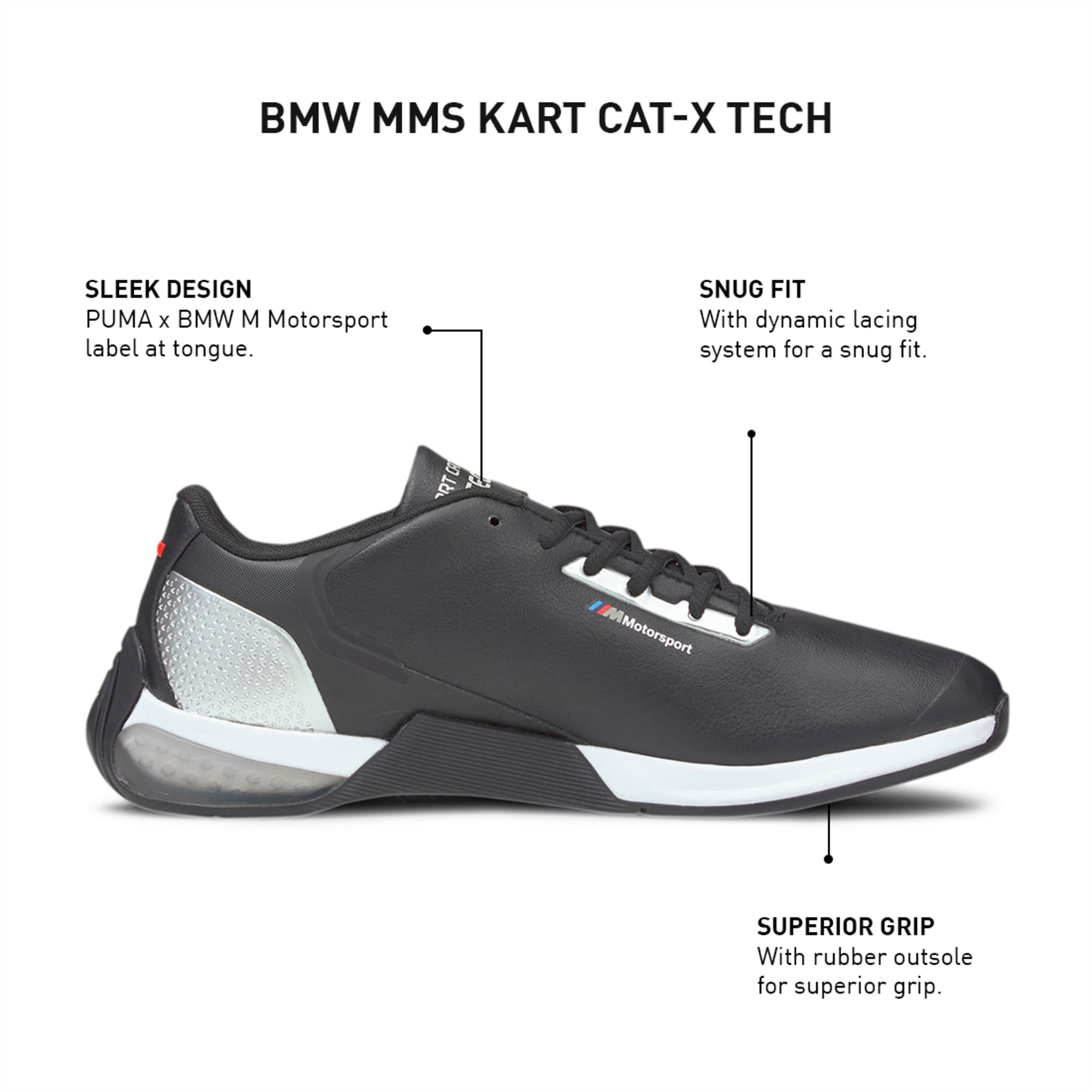 BMW Motorsport Kart Cat-X Tech Unisex Sneakers | PUMA
