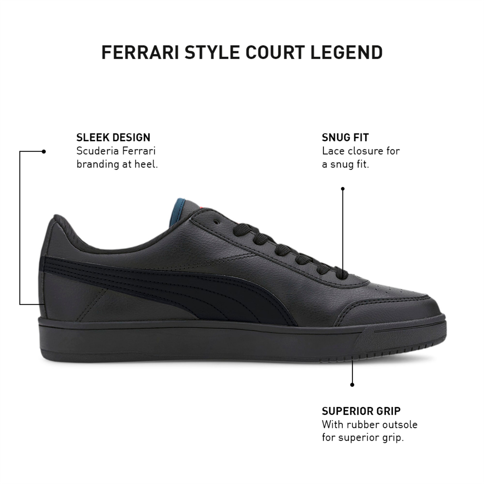 Puma scuderia ferrari shoes black clearance
