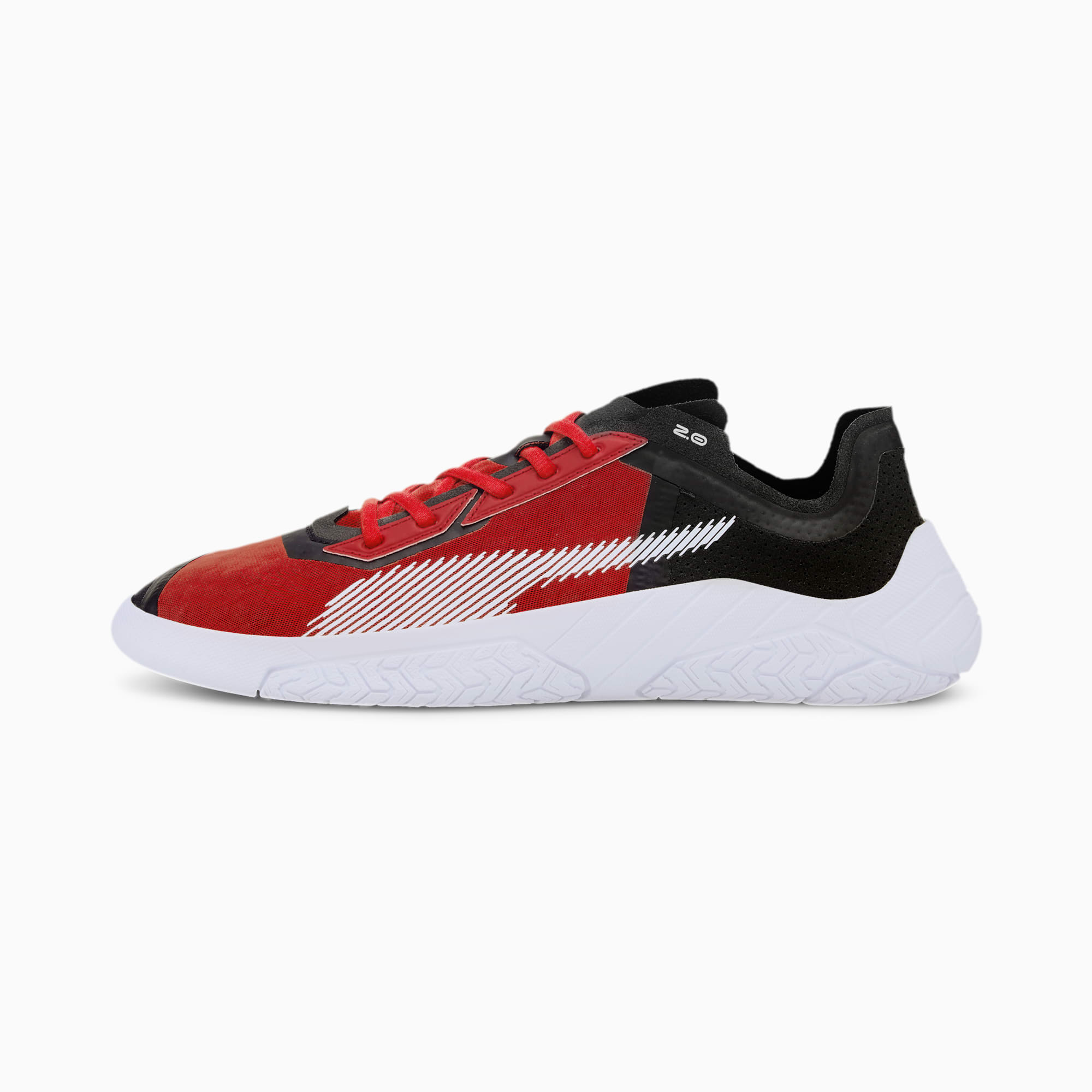 red ferrari trainers