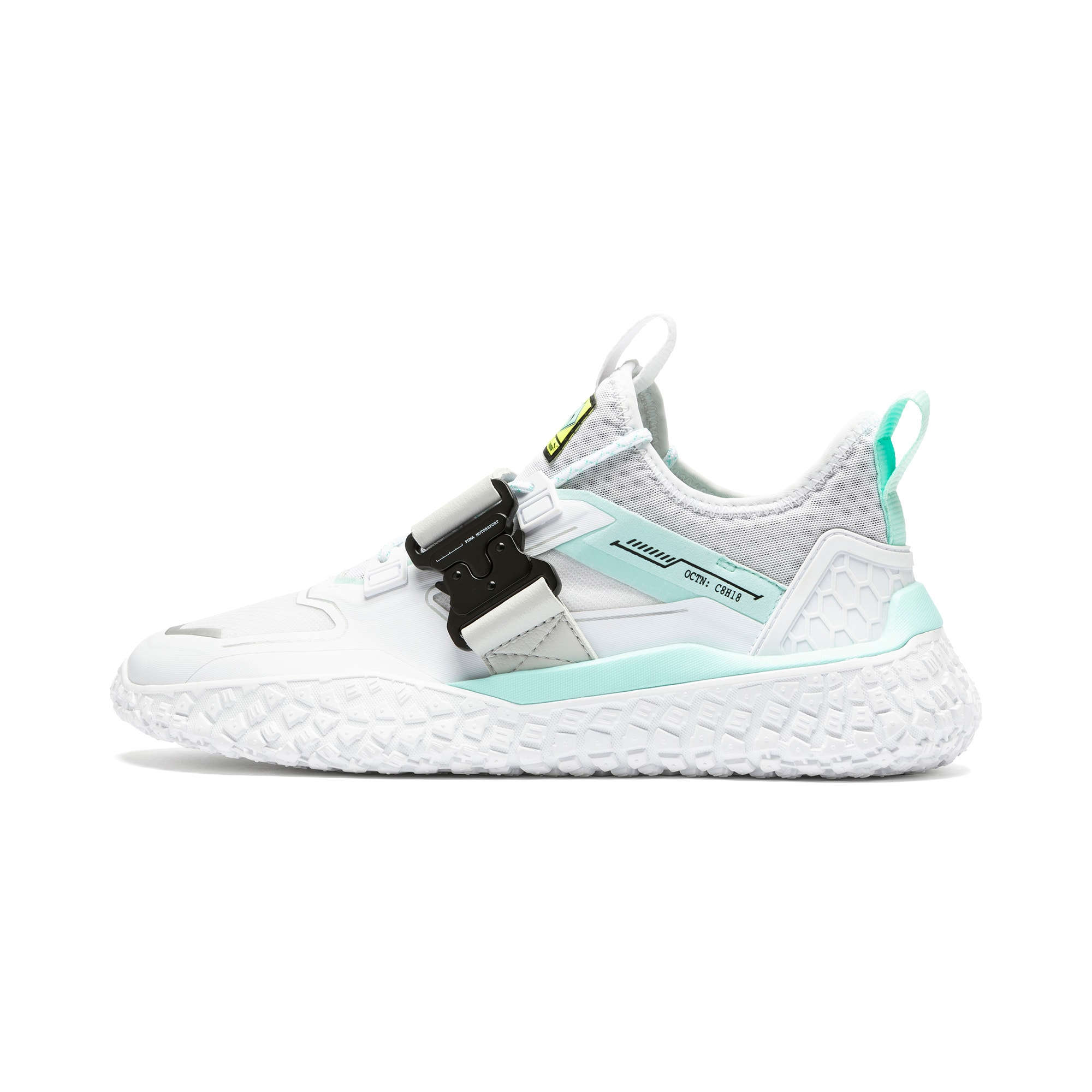 Puma公式 Puma X Need For Speed Octn Hi スニーカー シューズ Wht Aruba Blue Glacier Gray プーマ モータースポーツ プーマ