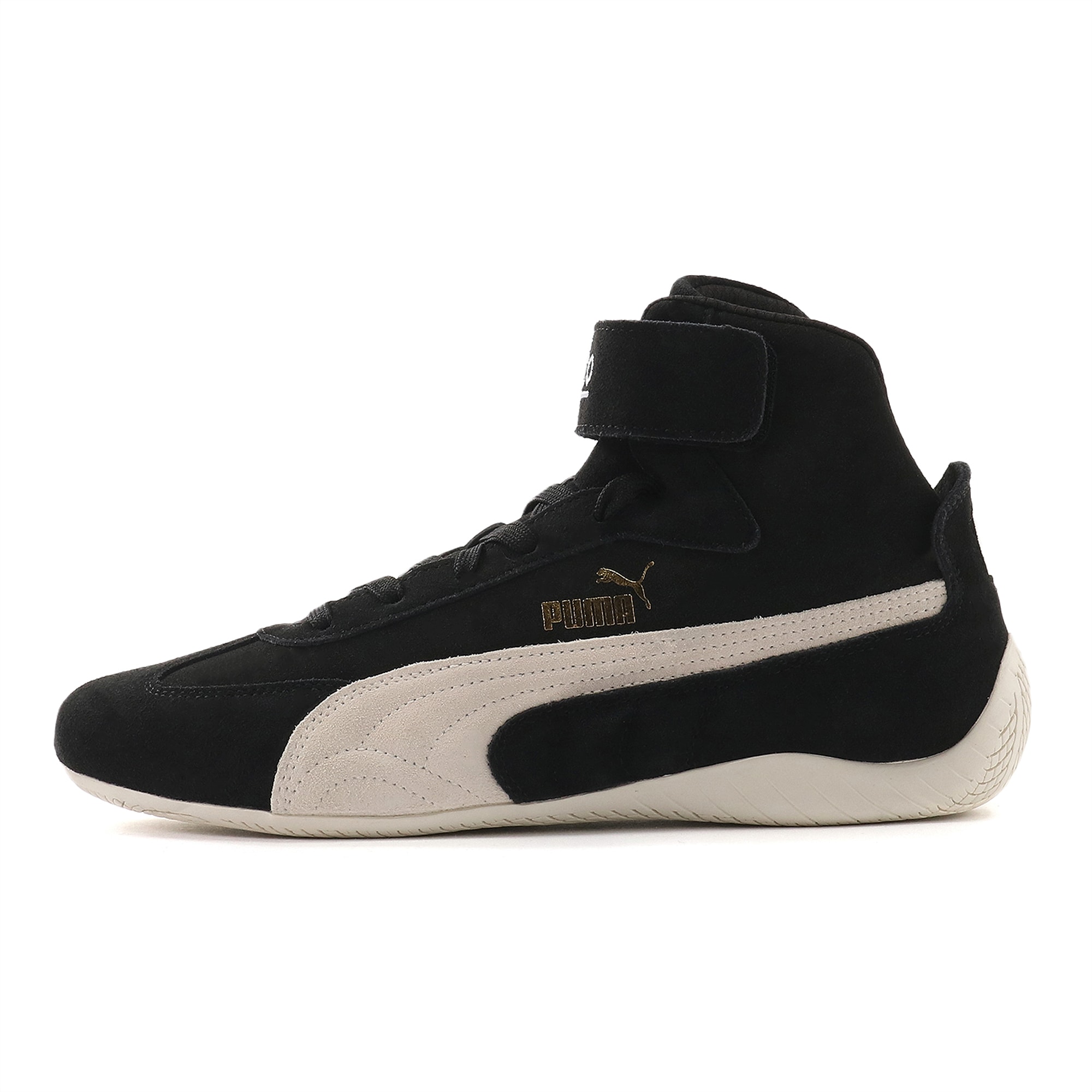 Speedcat Sparco Mid Trainers | Blk-Whisper White-Team Gold | PUMA Shoes |  PUMA