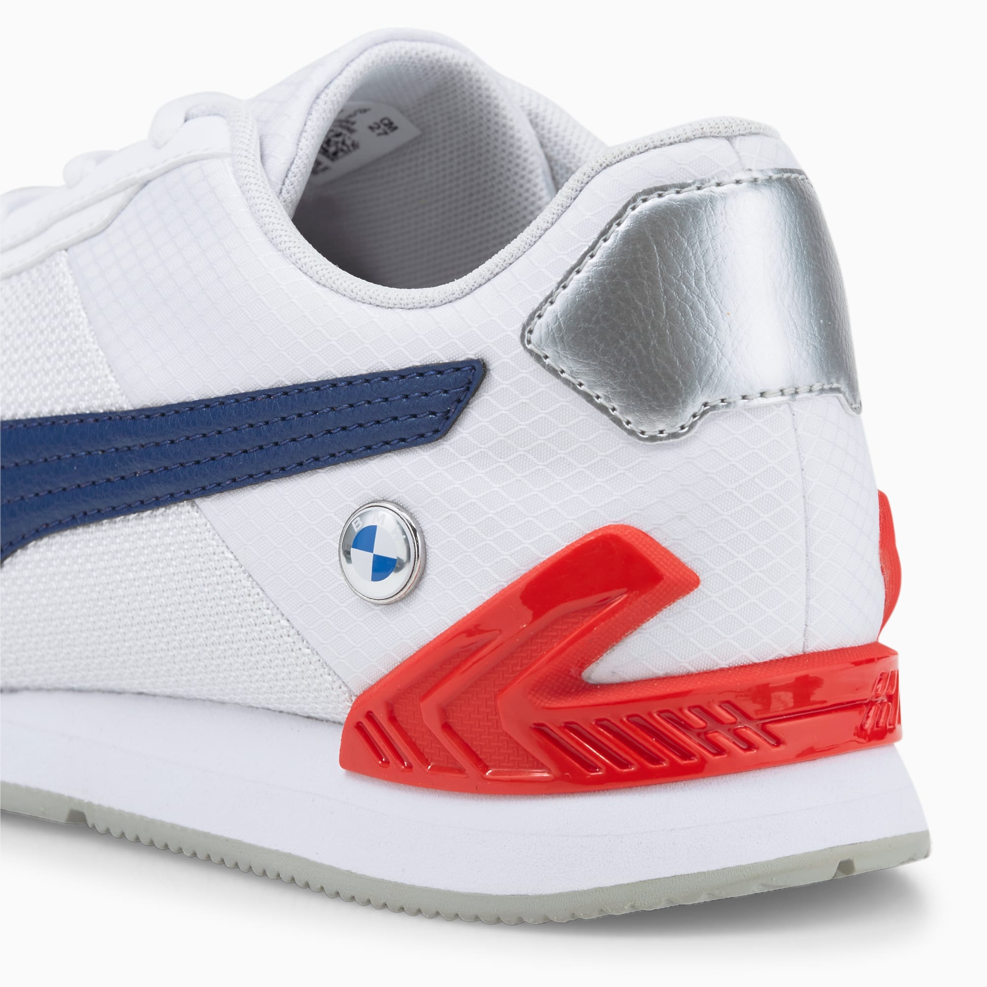 Puma BMW MS Ignite Leather Fashion Sneaker Motorsport Shoe - White/BMW -  Shoplifestyle