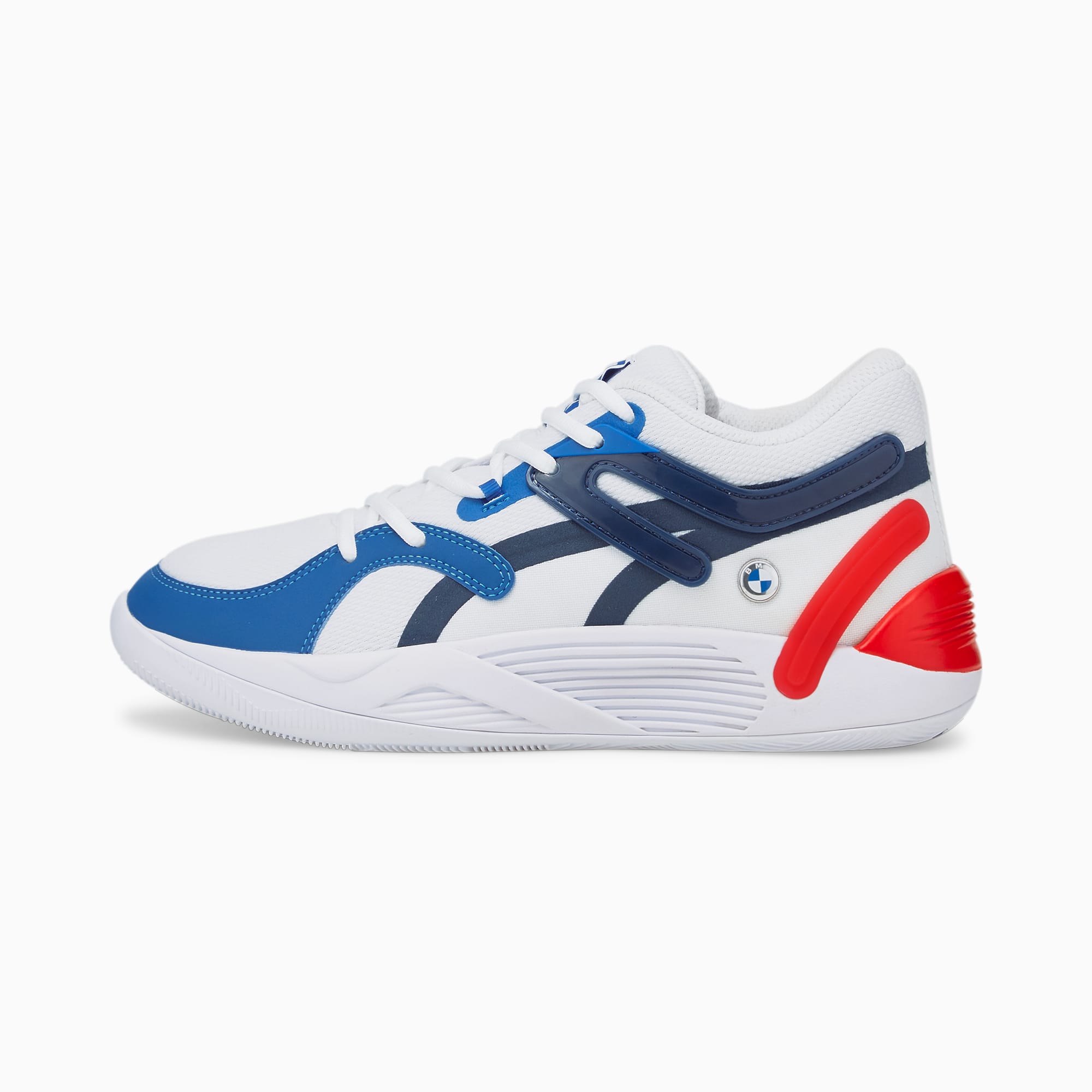 Puma TRC Blaze Court White Cherry Tomato Men Basketball Shoes Sneakers ...