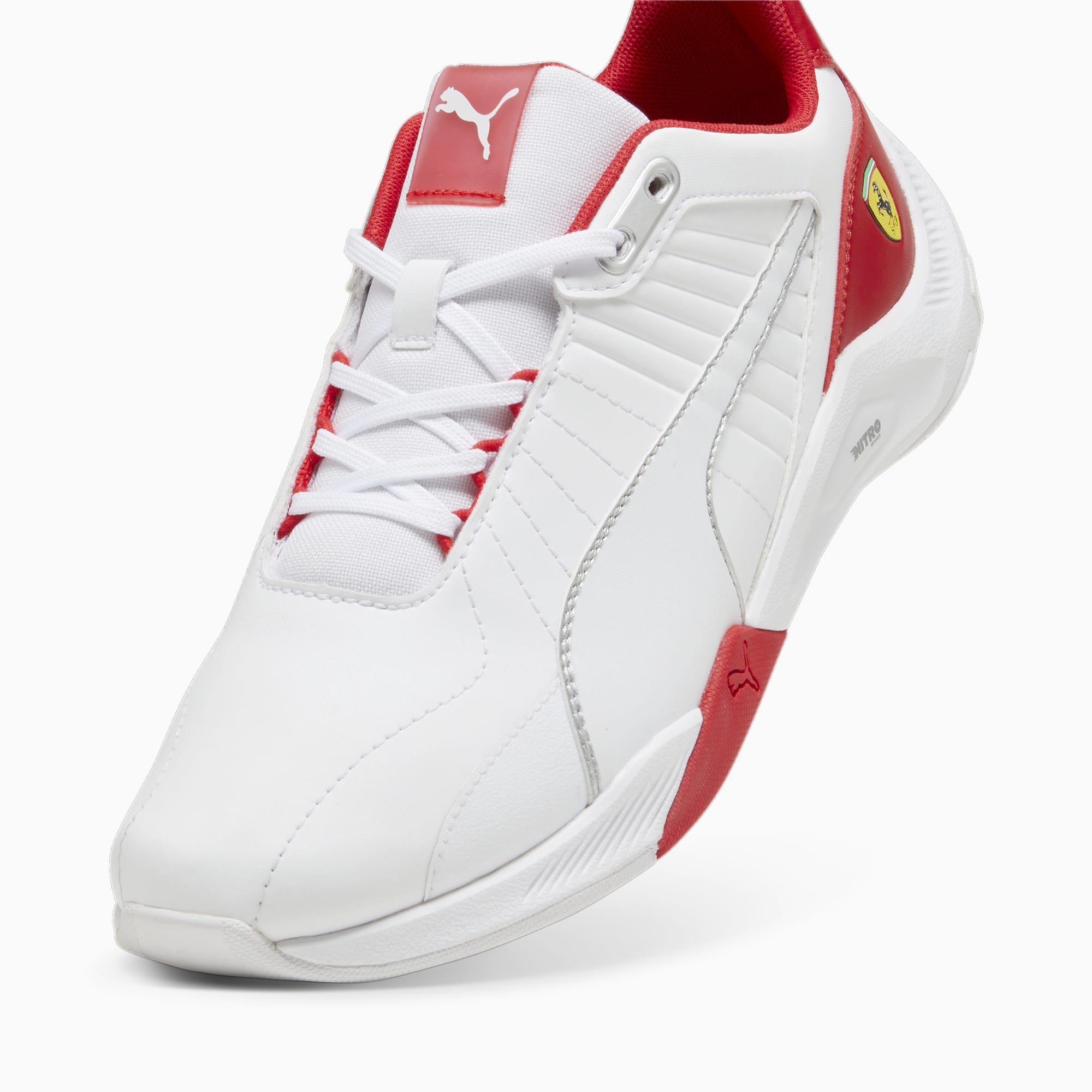 Puma Ferrari Kart Cat Nitro Trainers White EU 42 Man