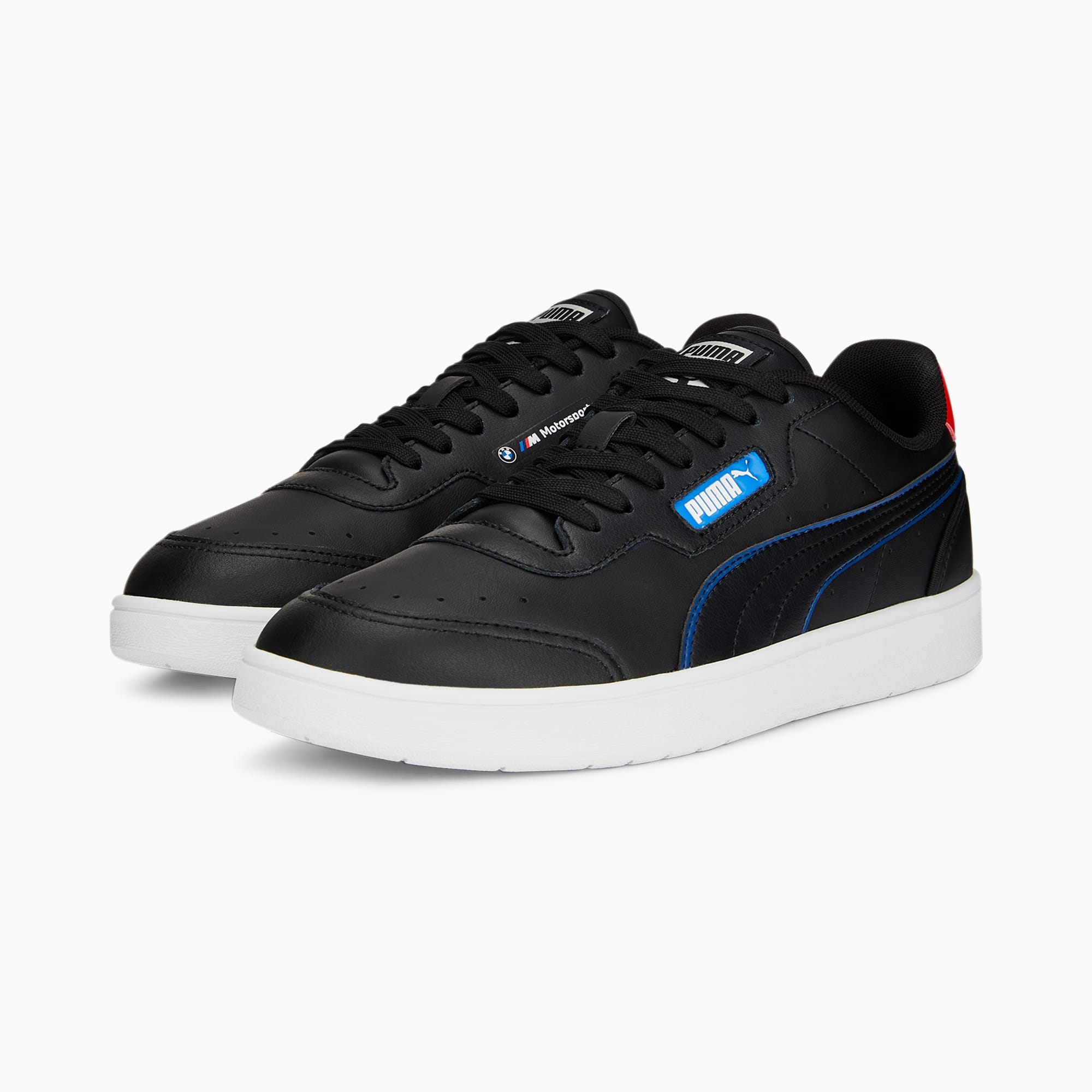 ➤Puma BMW Motorsport Court Breaker Derby - Chaussures Casual Homme l  Tailles 45 Couleur Blanc