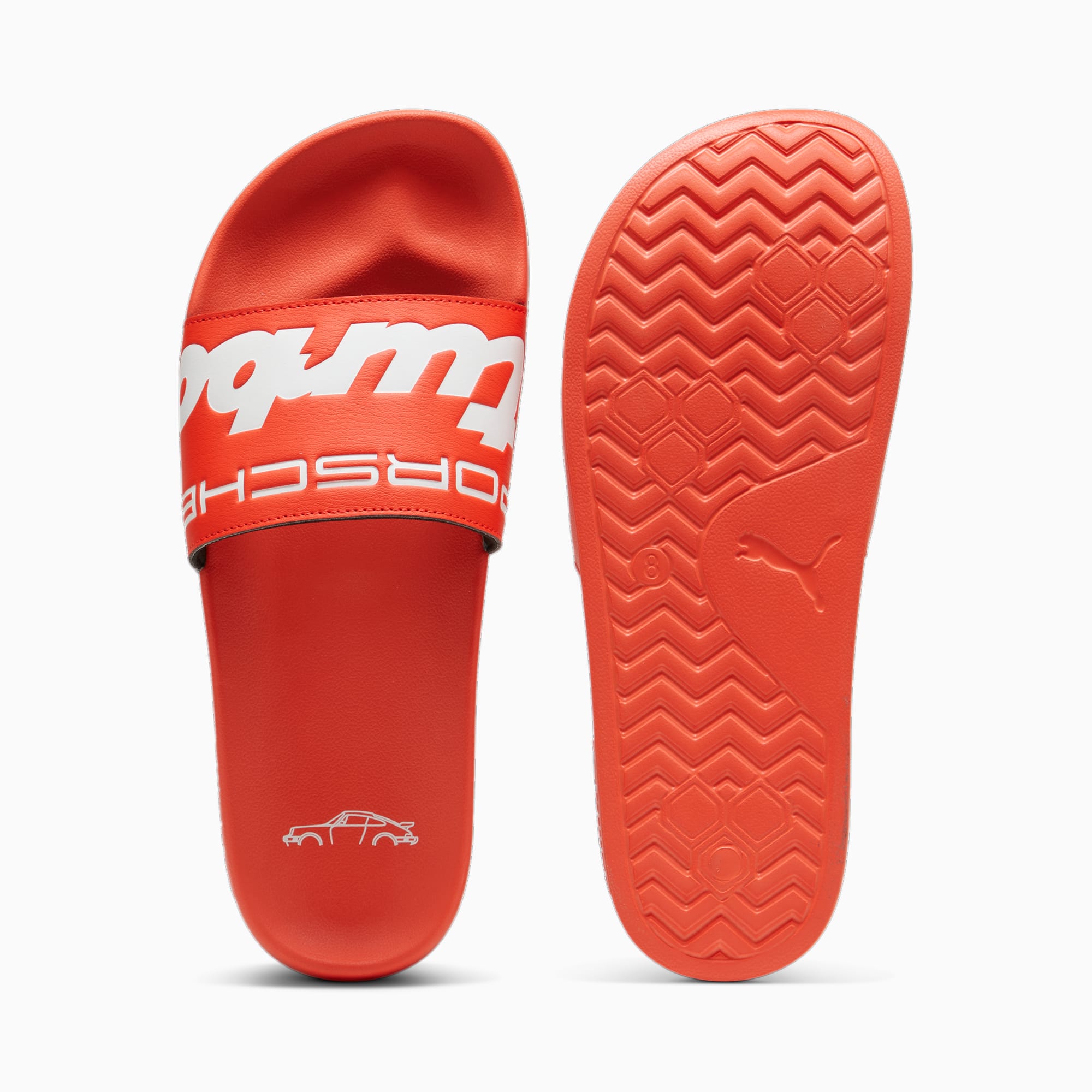 Puma sandals red best sale
