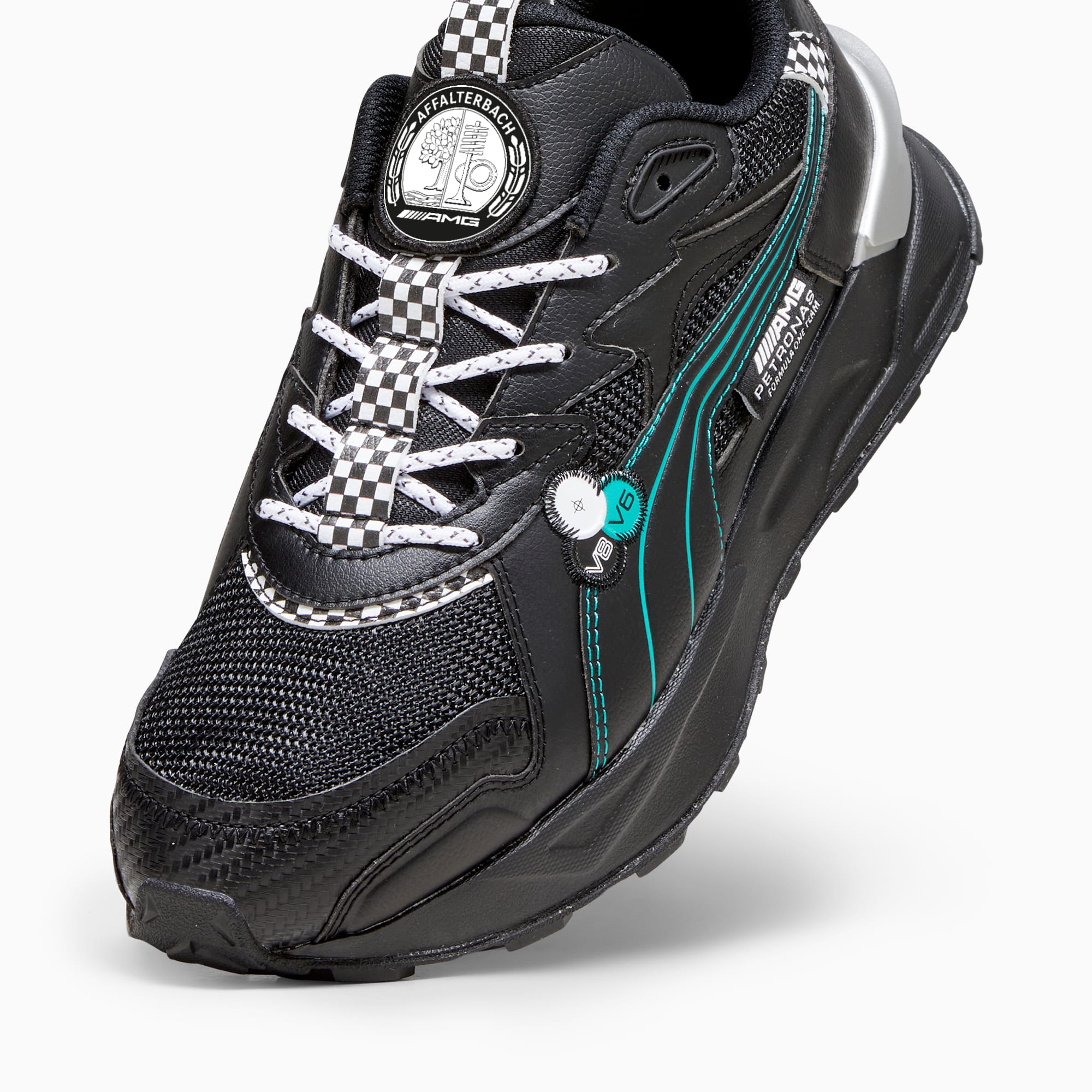  PUMA Mercedes-AMG Petronas Formula One Mirage Sport Blue Coral/ Puma Silver 9 D (M) : Sports & Outdoors