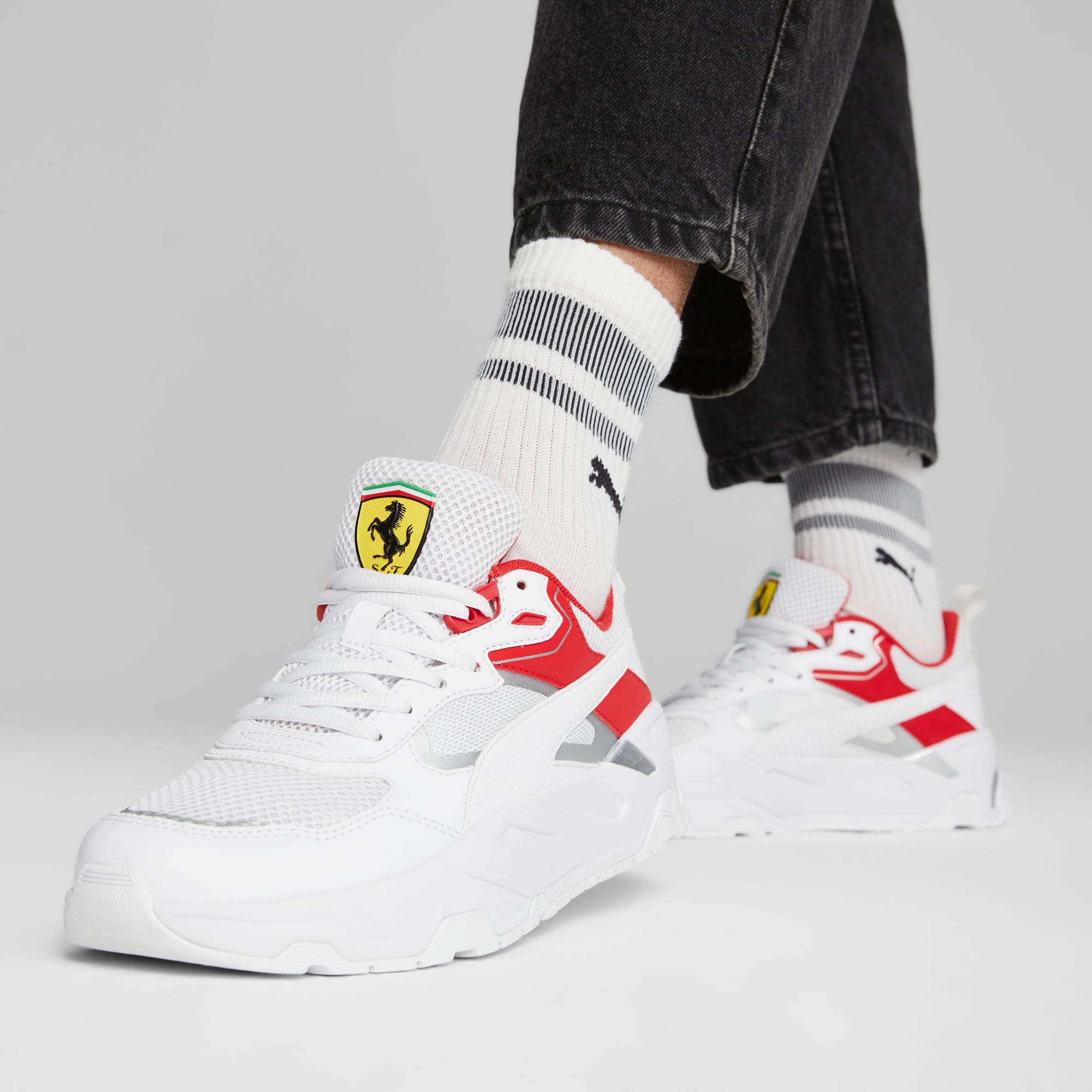 Buy Puma Ferrari Trinity Mid WTR Lace-Up Sneakers