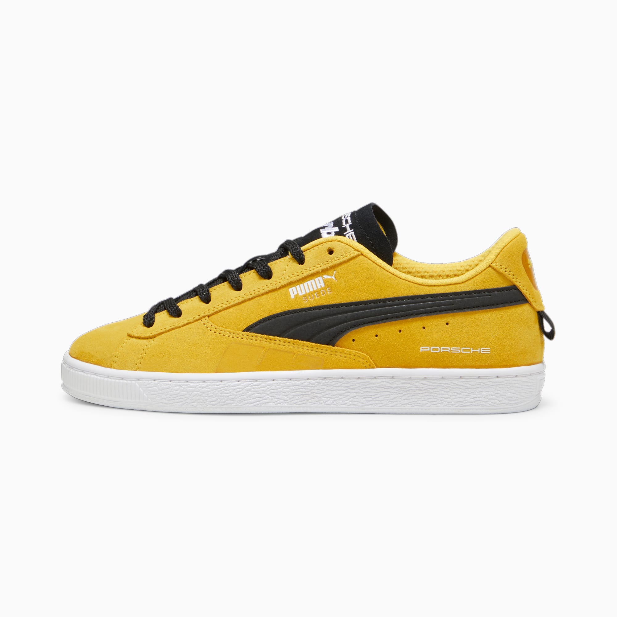 Yellow suede puma sneakers new arrivals