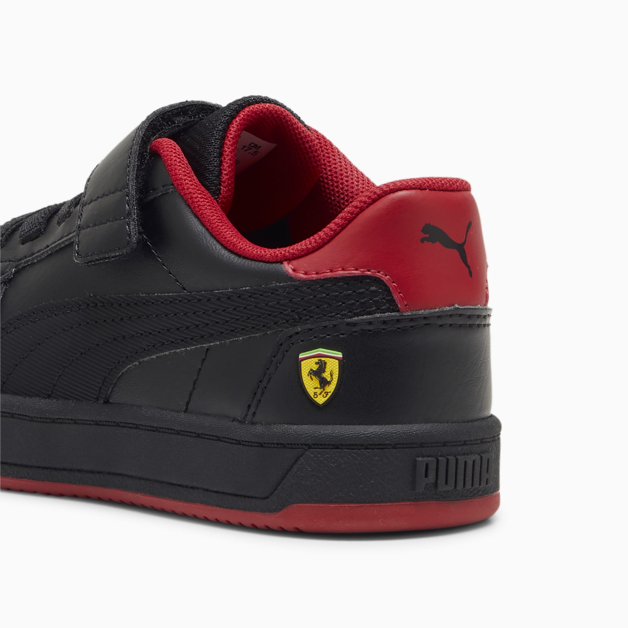 black 2.0 Ferrari Caven | PUMA Scuderia Kids\' Sneakers |
