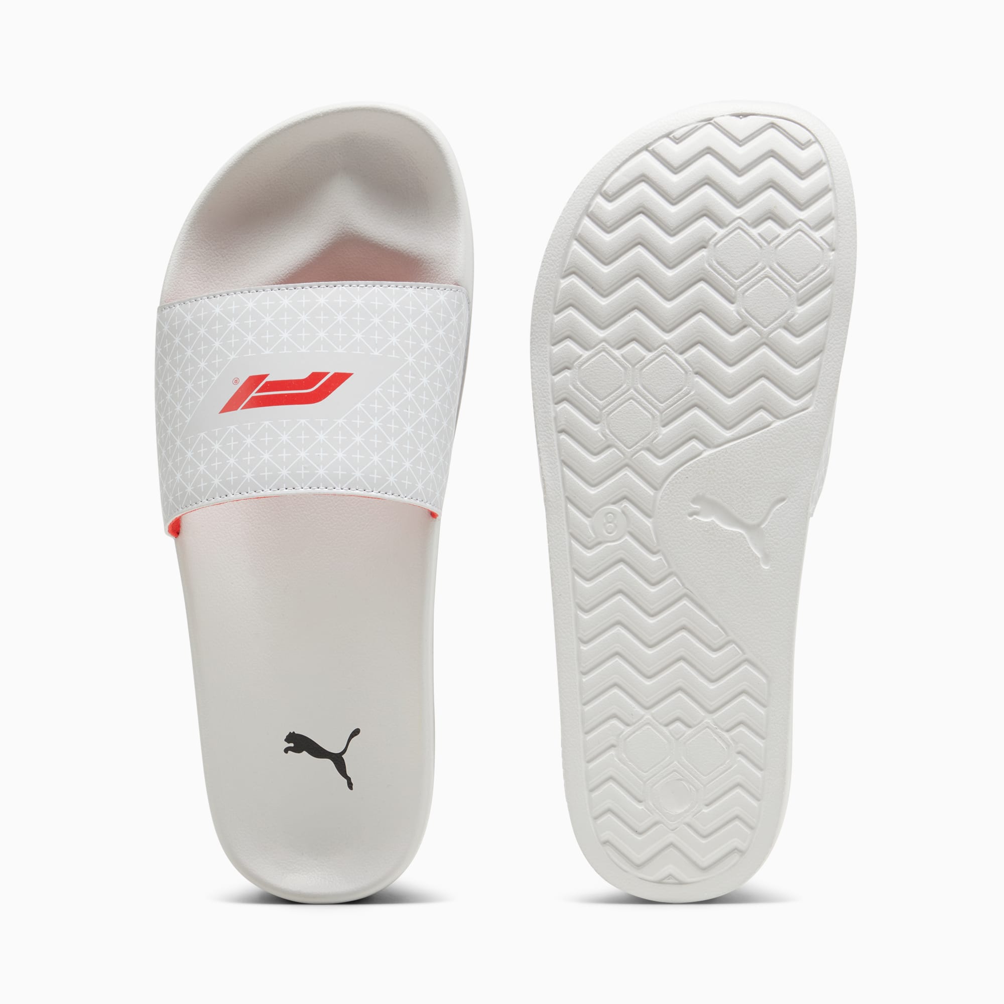 PUMA x F1 Leadcat 2.0 Unisex Slides PUMA White Pop Red PUMA