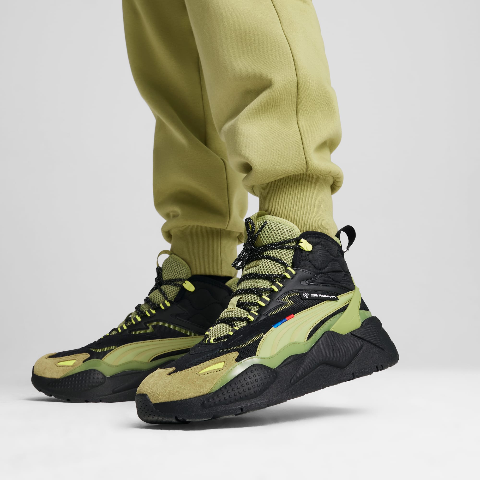 Puma bmw m power mid black sneakers clearance