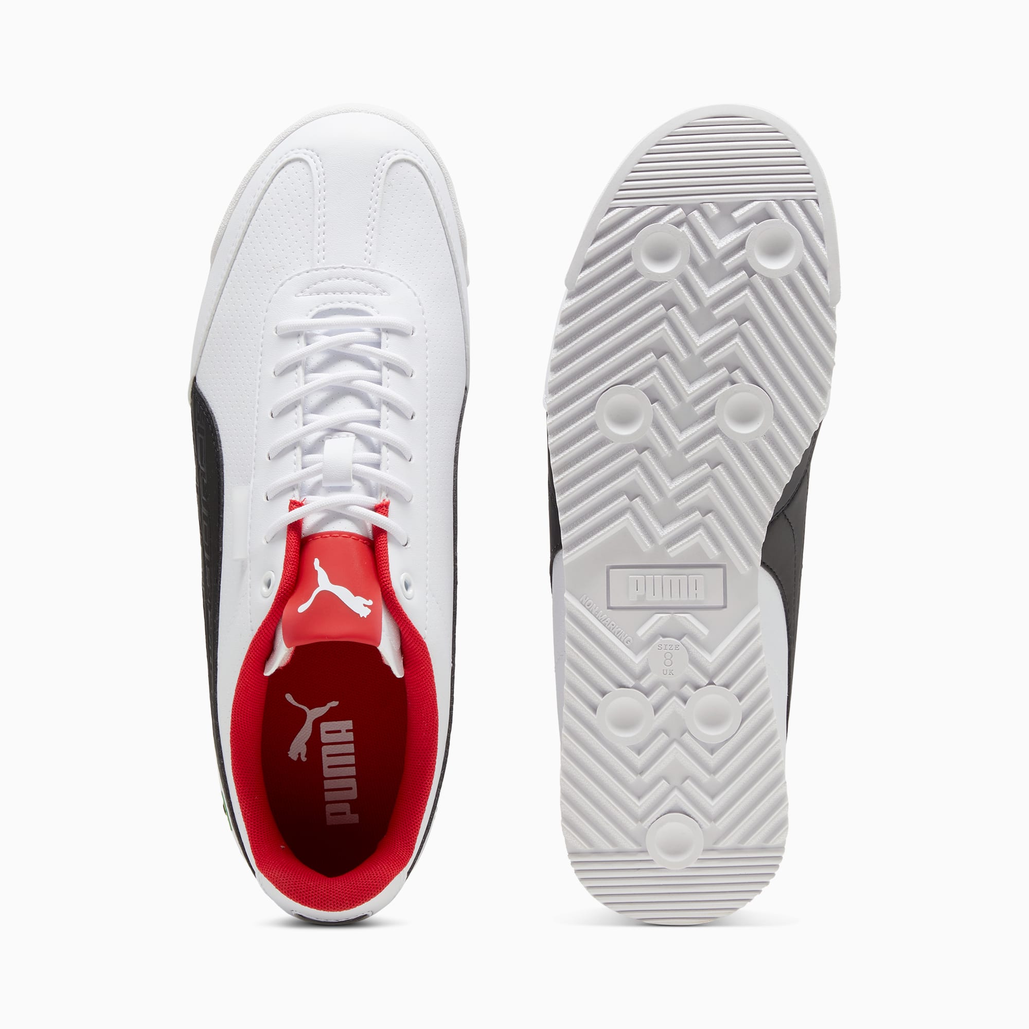 Scuderia Ferrari Roma Via Unisex Sneakers PUMA White PUMA Black PUMA Exclusion List PUMA