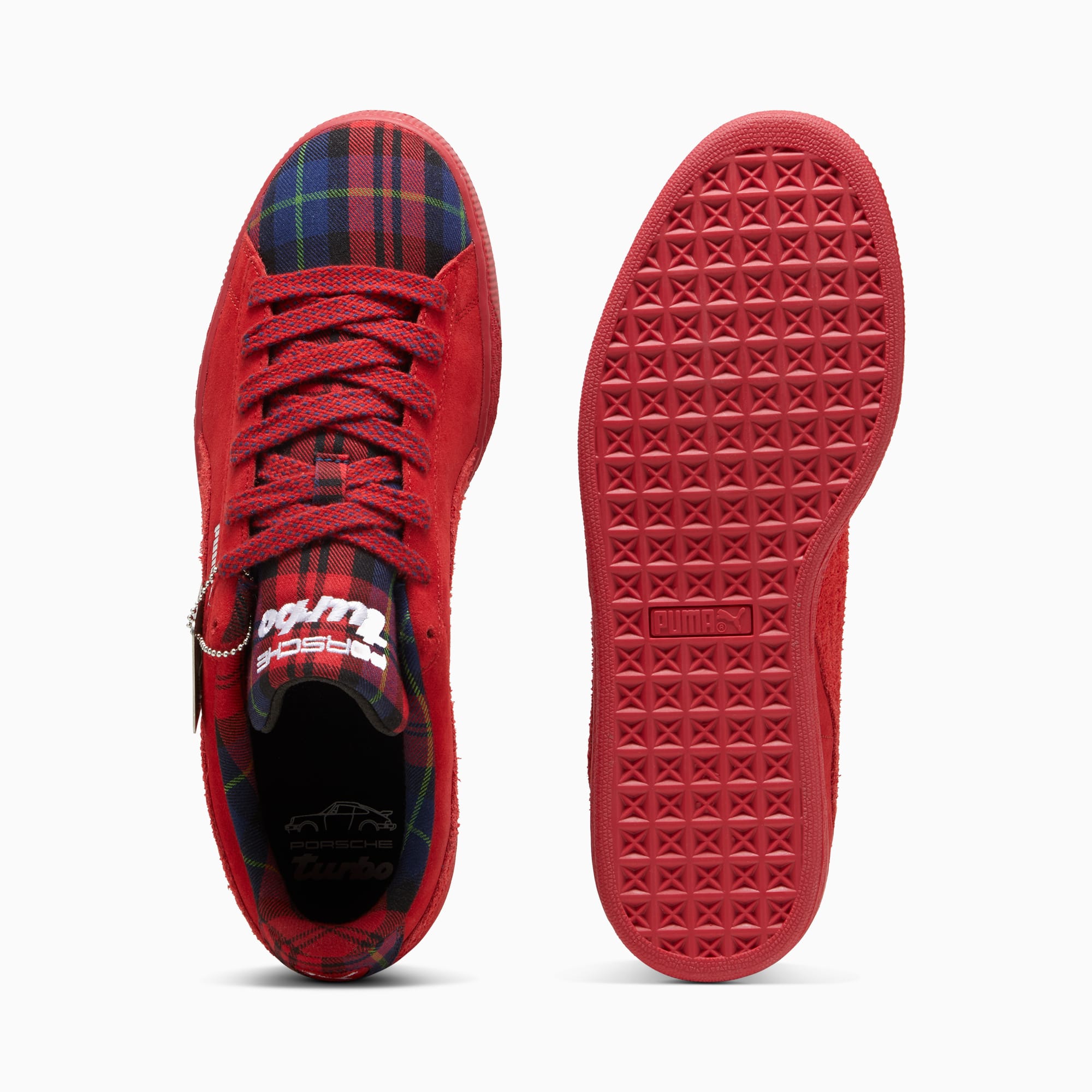Puma clyde plaid top