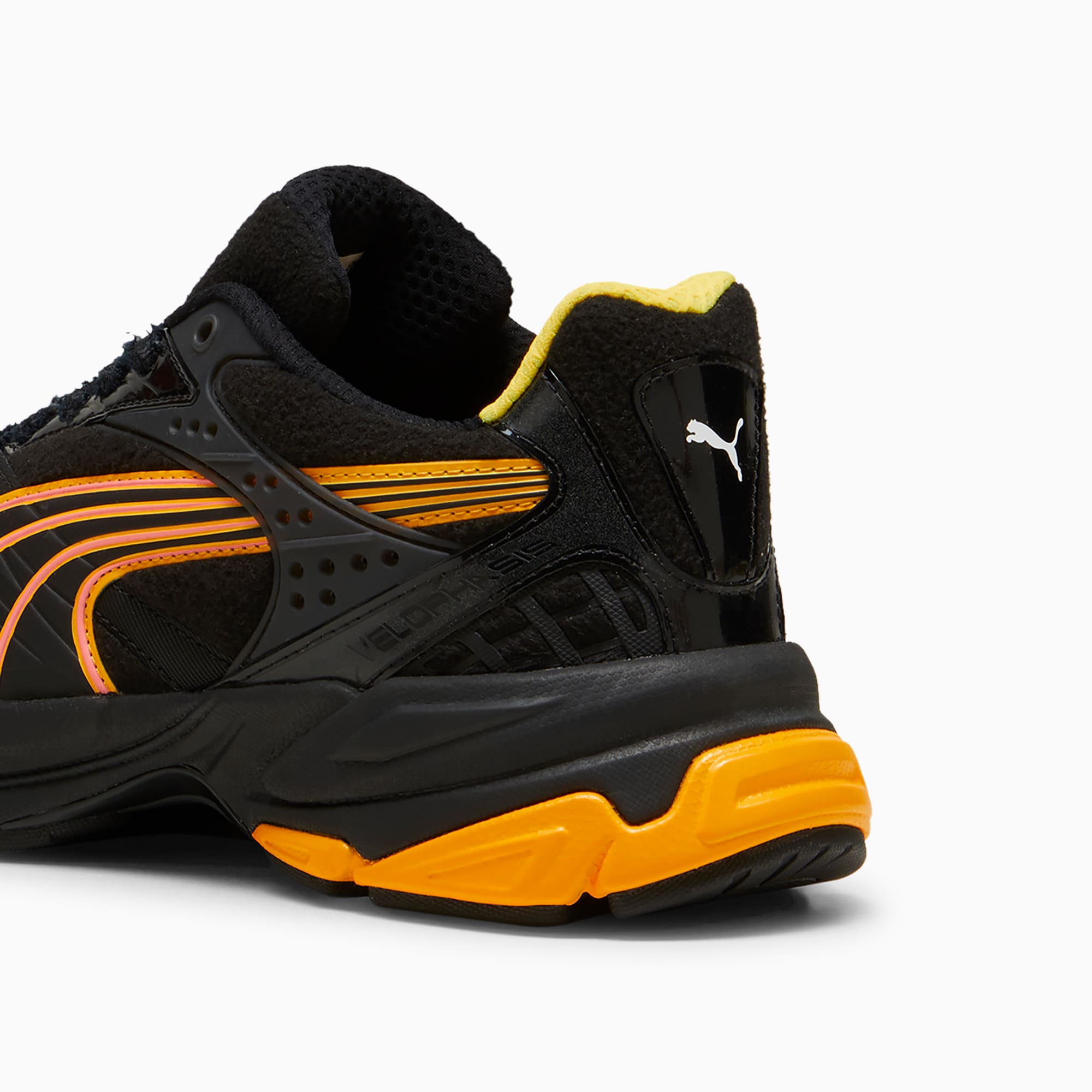 Neon orange puma shoes cheap