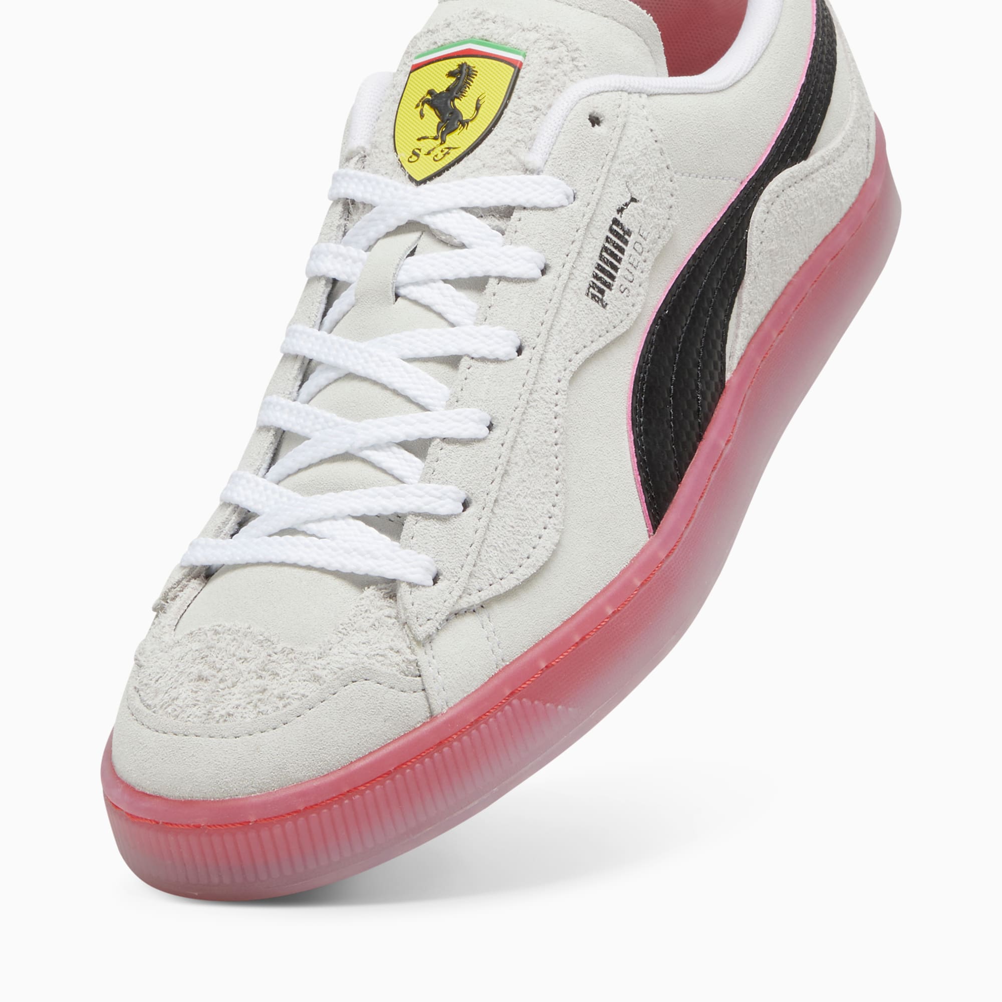 Puma Scuderia Ferrari Suede Trippy Sneakers White Black 11.5