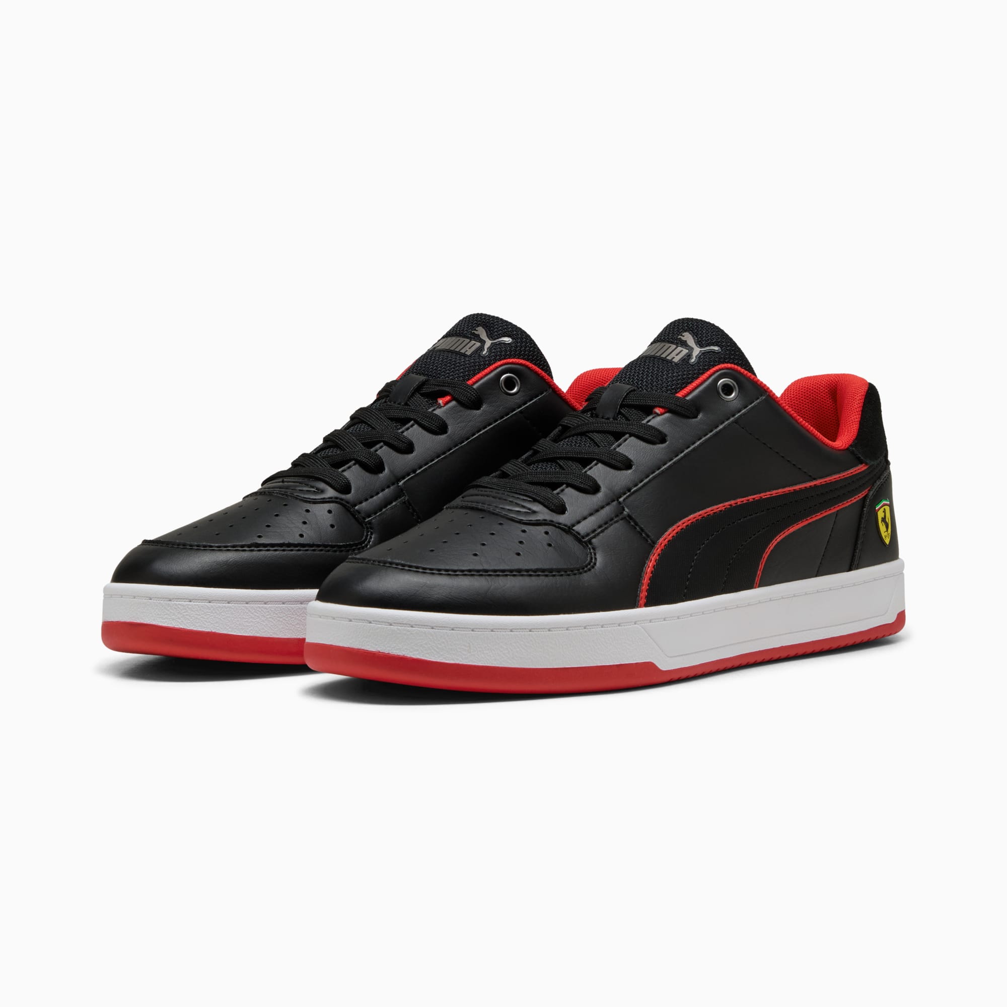 Scuderia Ferrari Caven 2.0 Sneakers Unisex, PUMA Black-Rosso Corsa, large