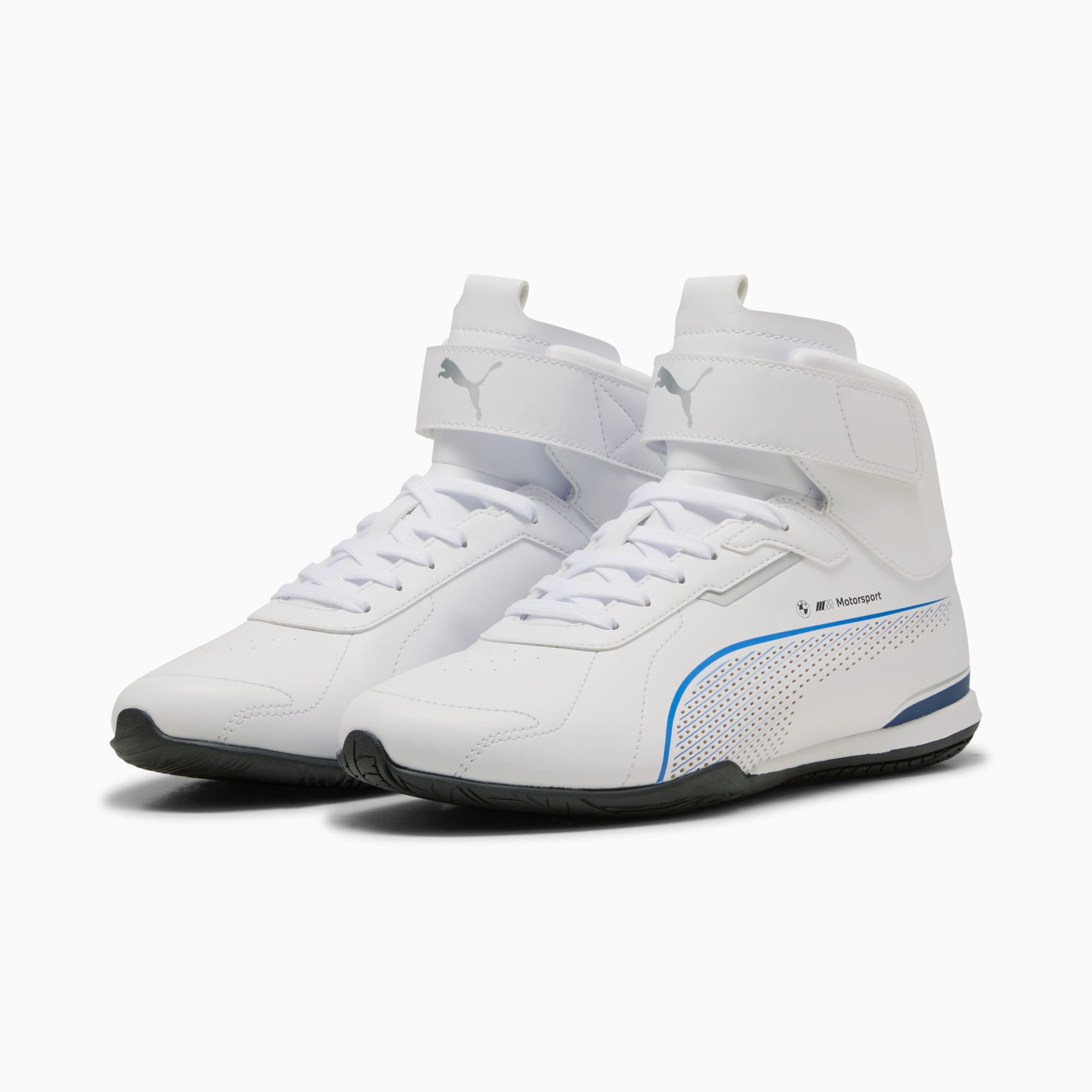 BMW M Motorsport Neo Cat 3.0 Mid Sneakers Unisex, PUMA White-Cool Cobalt, large