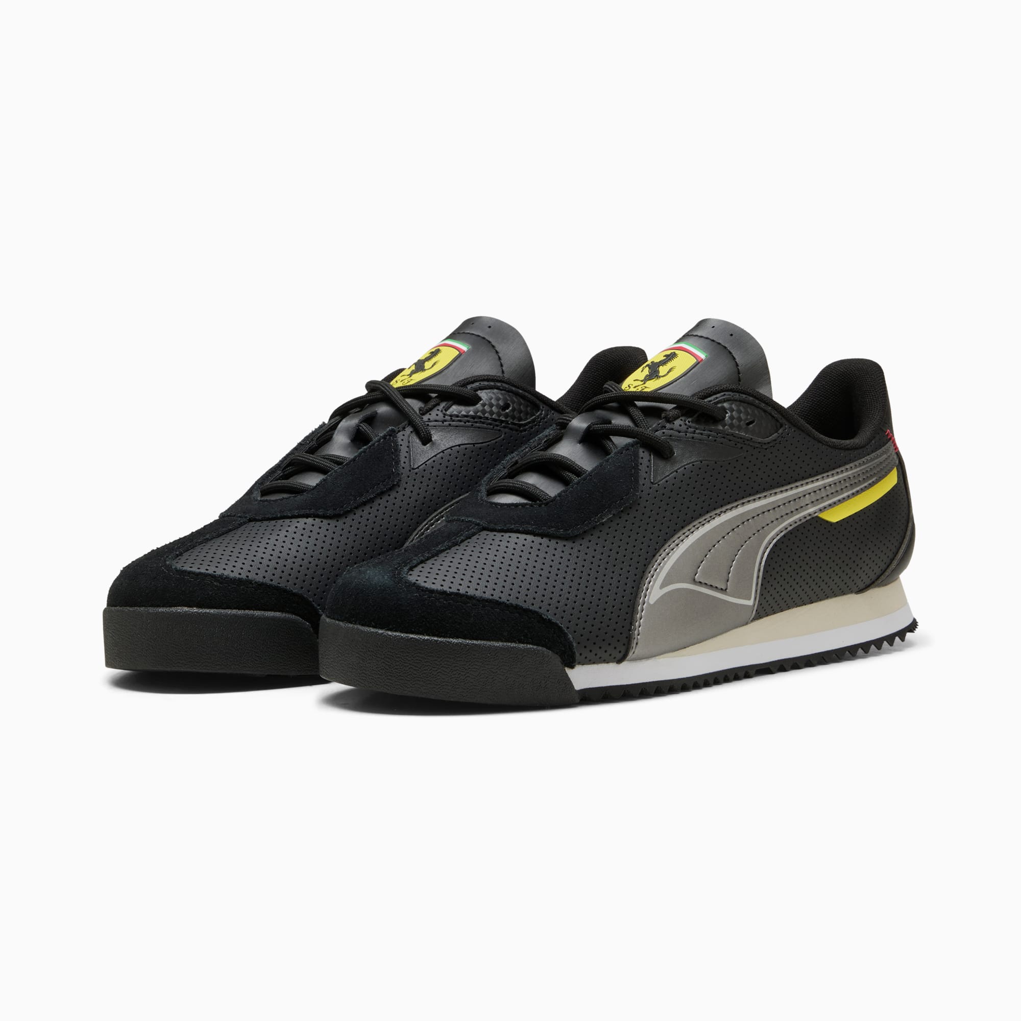 Scuderia Ferrari Roma Sneakers Unisex, PUMA Black-Puma Aged Silver, large