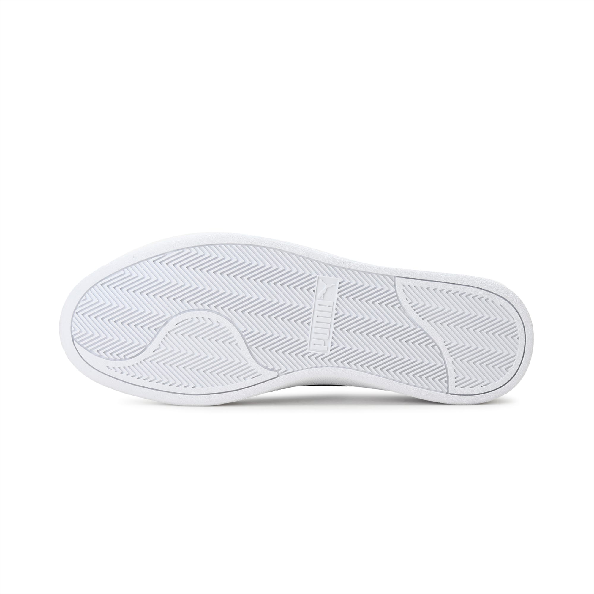 puma soft foam black and white