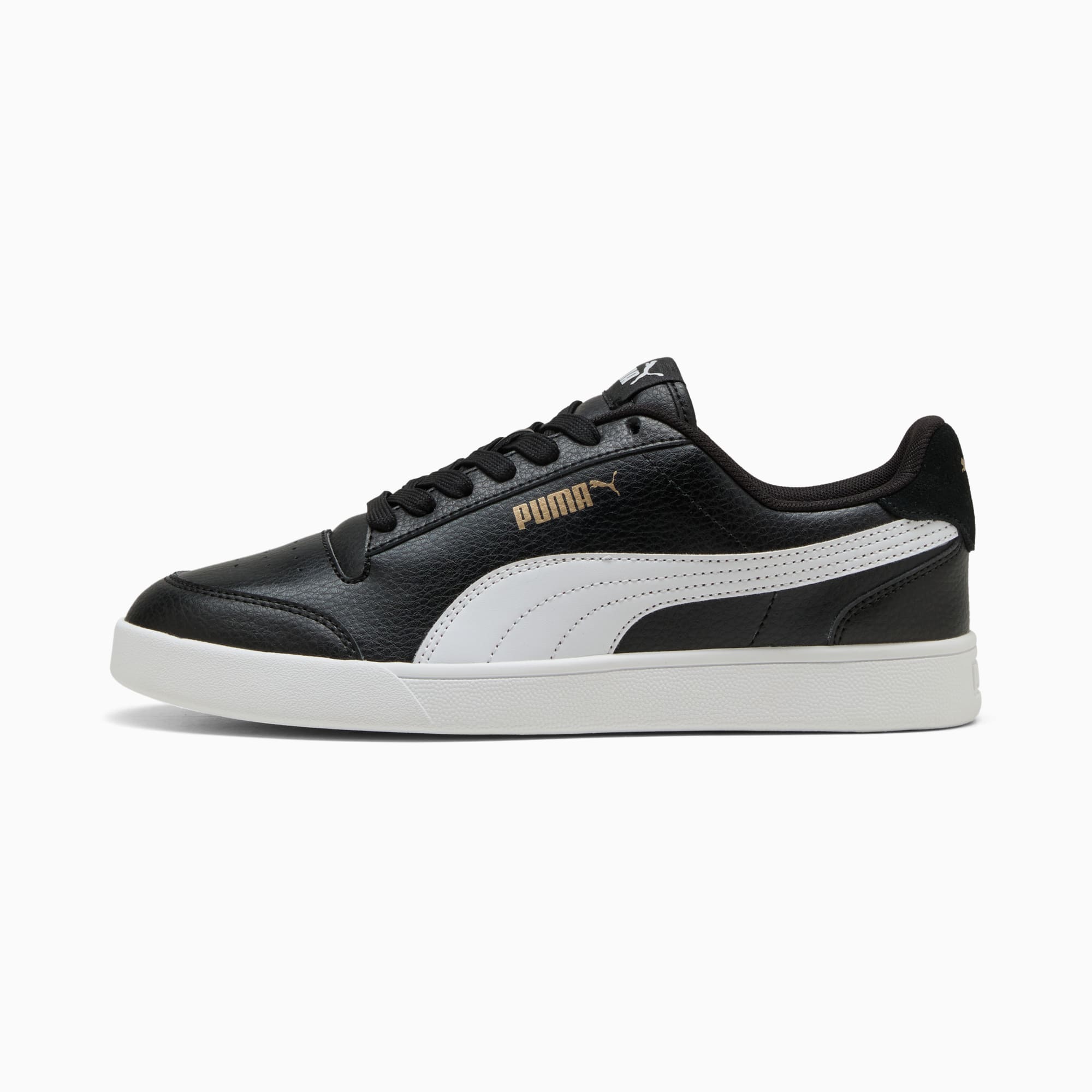 Baskets Puma Shuffle 309668 White Peacoat Gold