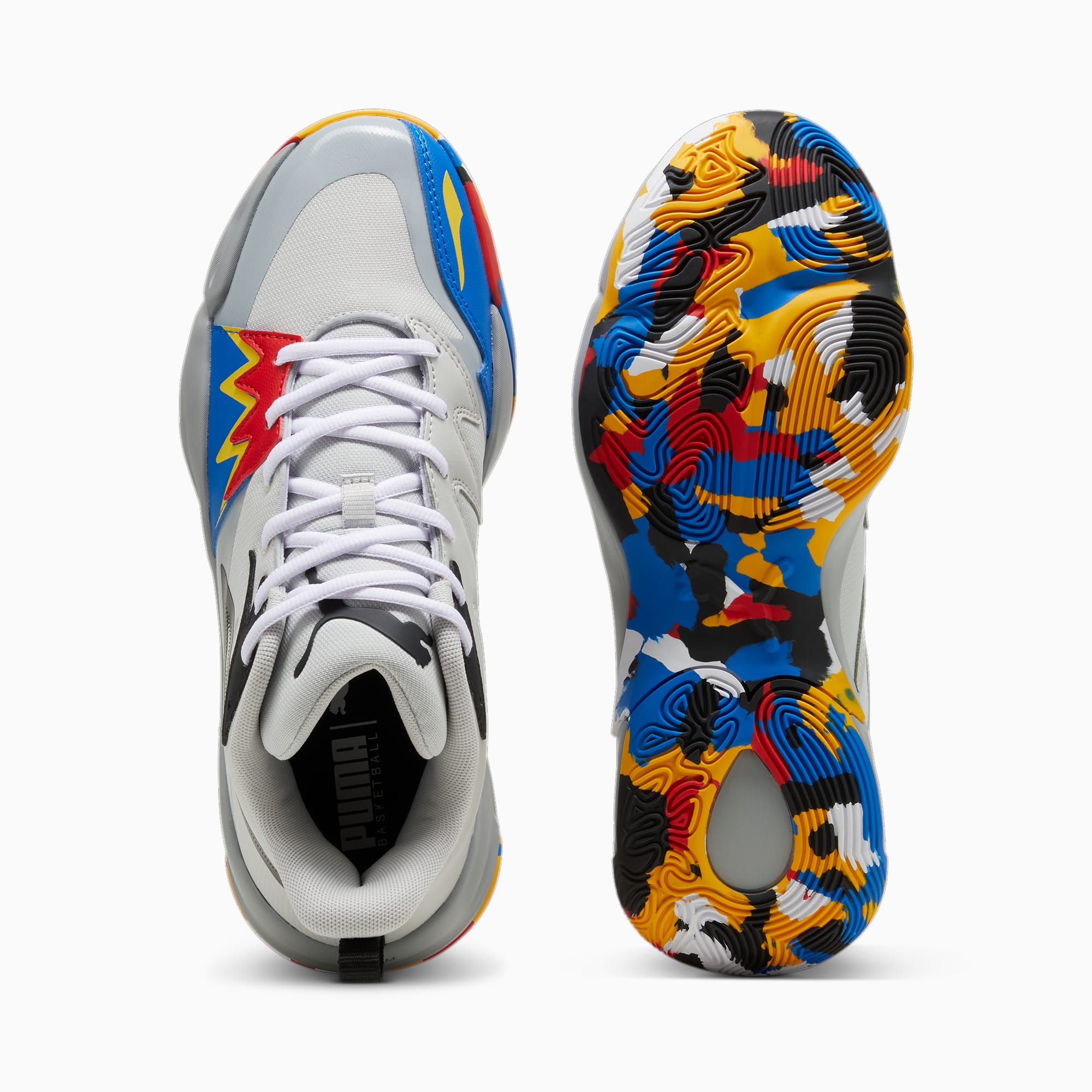 Puma basketball shoes grey new arrivals