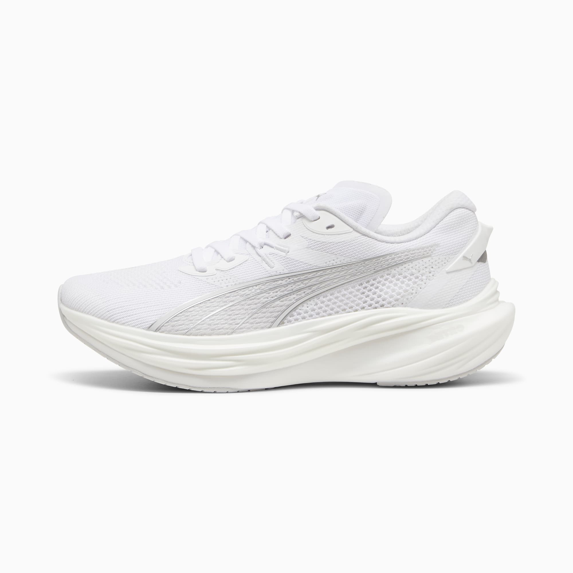 Deviate NITRO 3 Running Shoes Men PUMA White Feather Gray PUMA Silver PUMA Gifts For Him PUMA