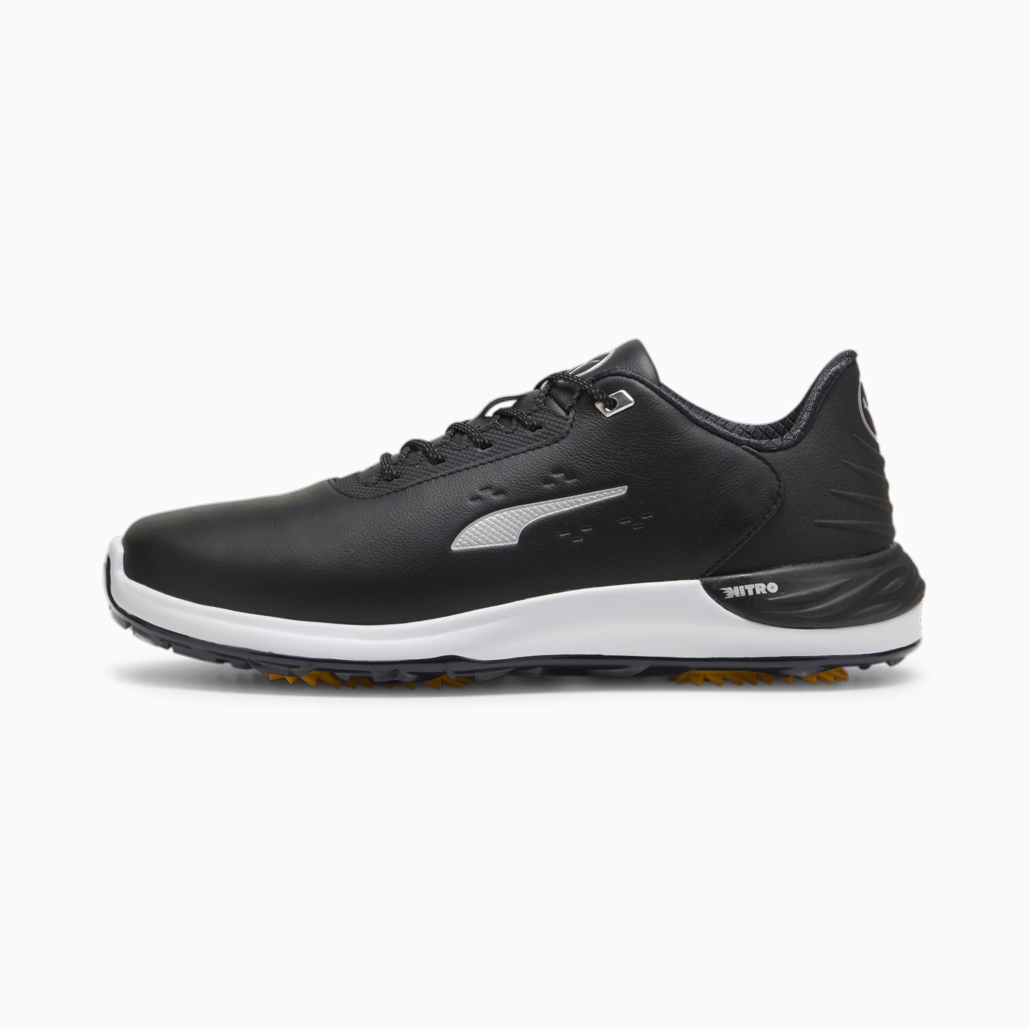 Phantomcat NITRO™ + golfschoenen voor heren, PUMA Black-PUMA Silver-Yellow Sizzle, large
