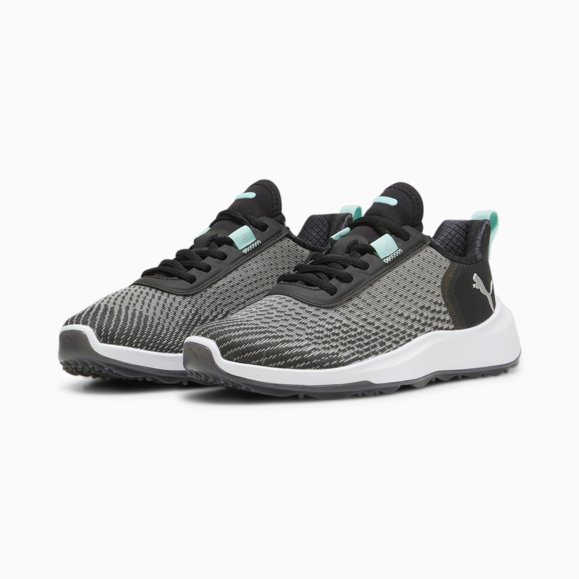 Fusion Crush Sport Women's Golf Shoes, PUMA Black-Mint, large
