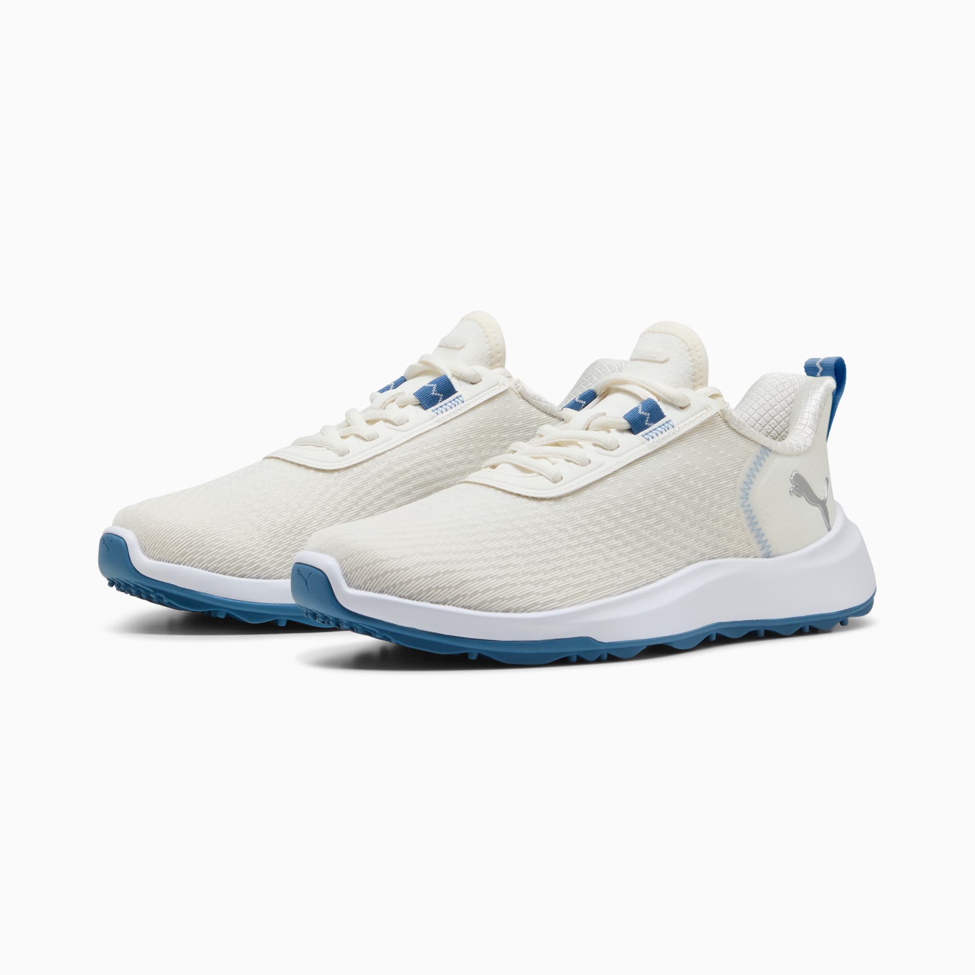 Zapatillas de golf Fusion Crush Sport para mujer, Warm White-Blue Horizon, large